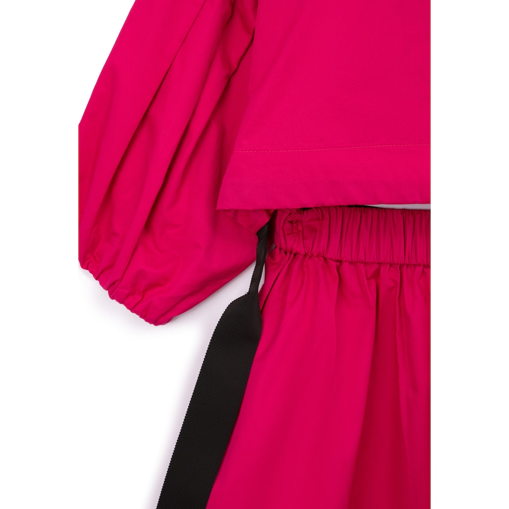 Gulliver Jerseykleid, mit kontrastfarbigem Gürtel