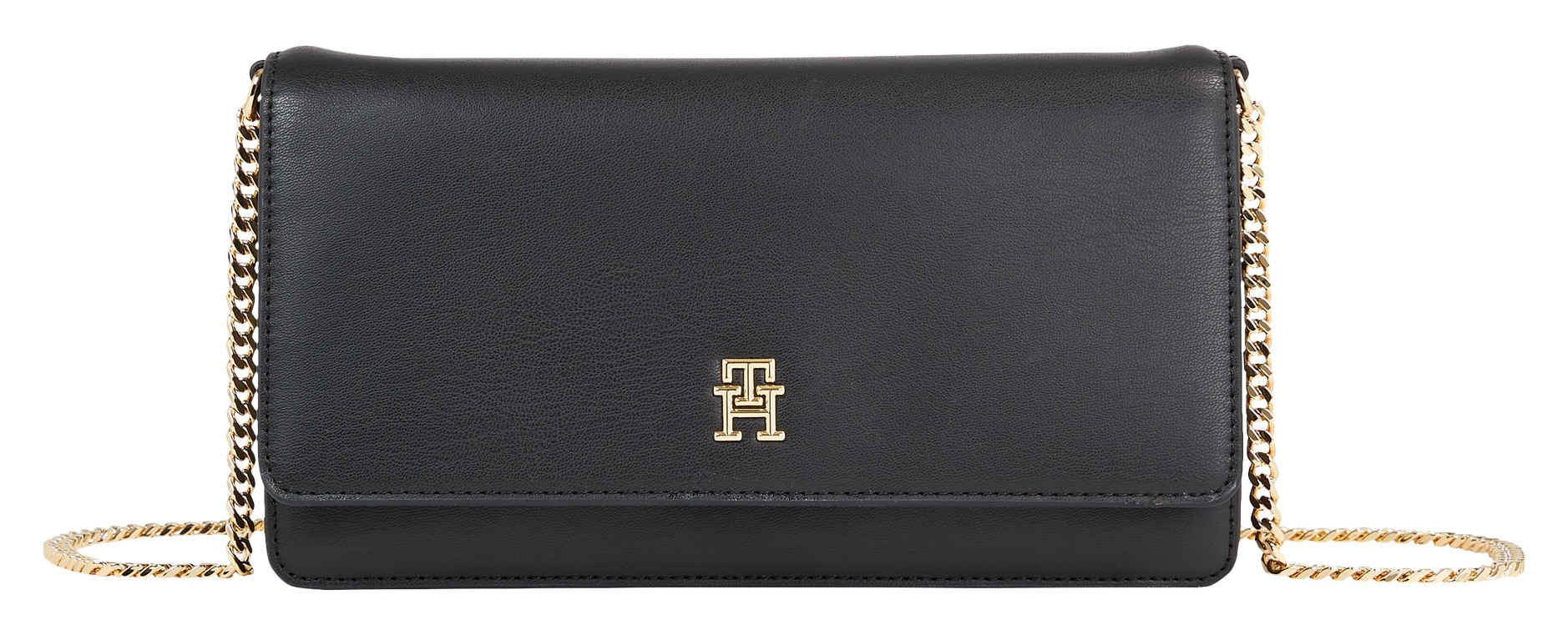 Tommy Hilfiger Umhängetasche »TH REFINED CHAIN CROSSOVER«, Handtasche Damen Tasche Damen Schultertasche Kettentasche