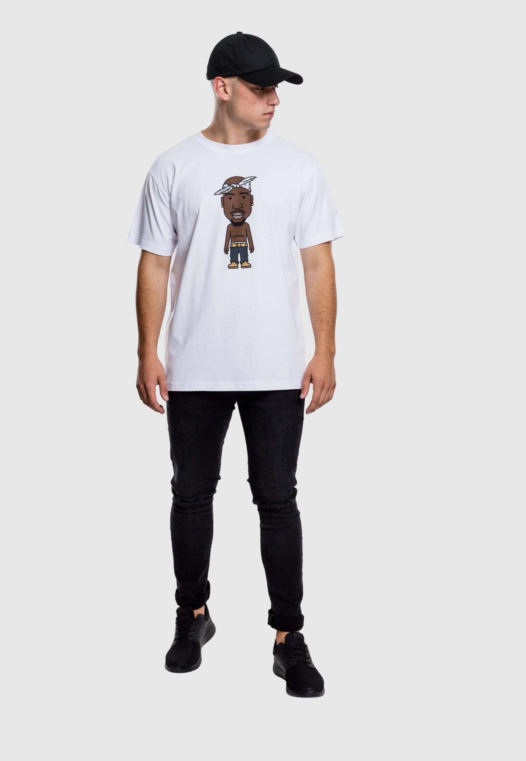 MisterTee Kurzarmshirt »MisterTee Herren LA Sketch Tee«, (1 tlg.)