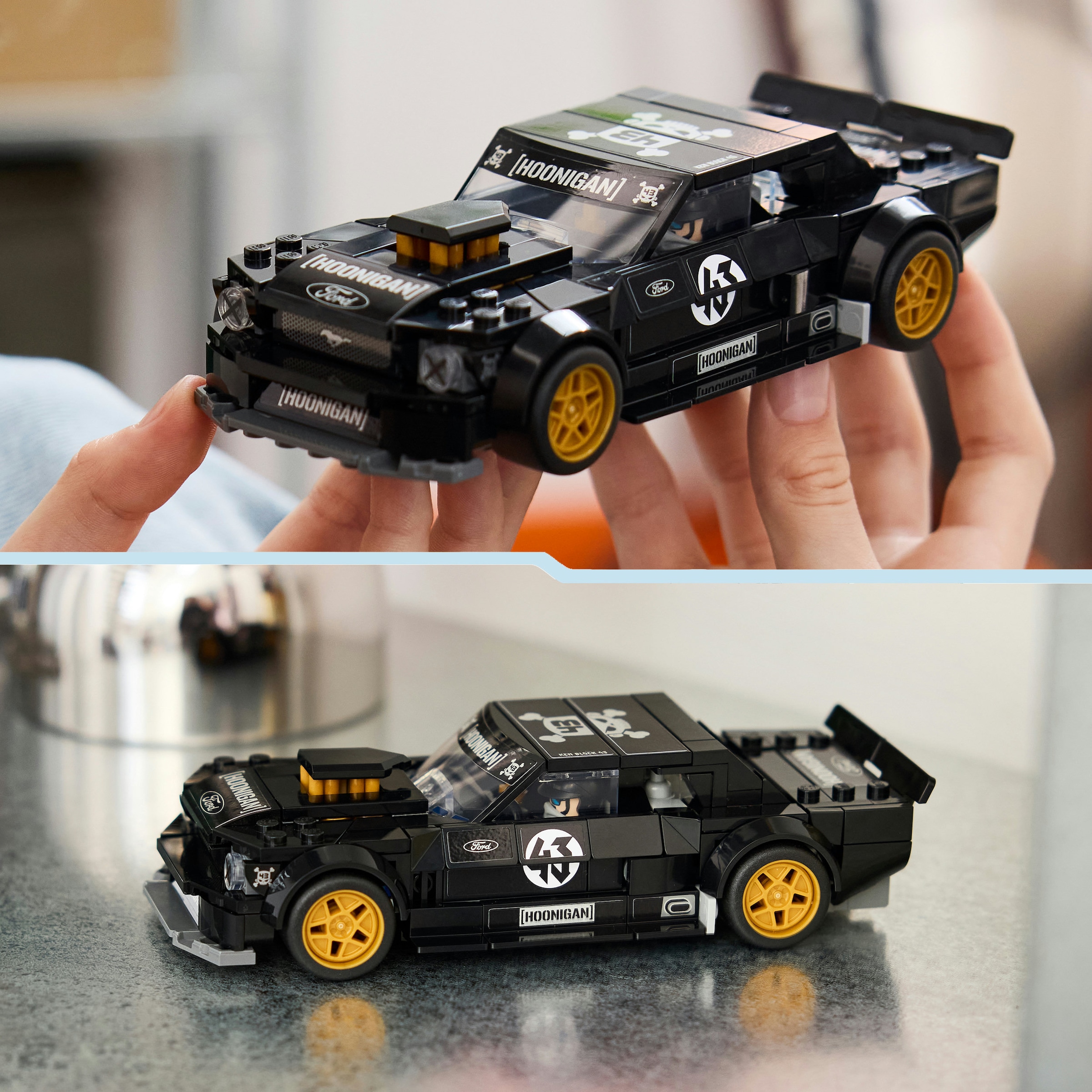 LEGO® Konstruktionsspielsteine »Ken Blocks 1965 Ford Mustang Hoonicorn V1 (77262)« LEGO Speed Champions; Made in Europe