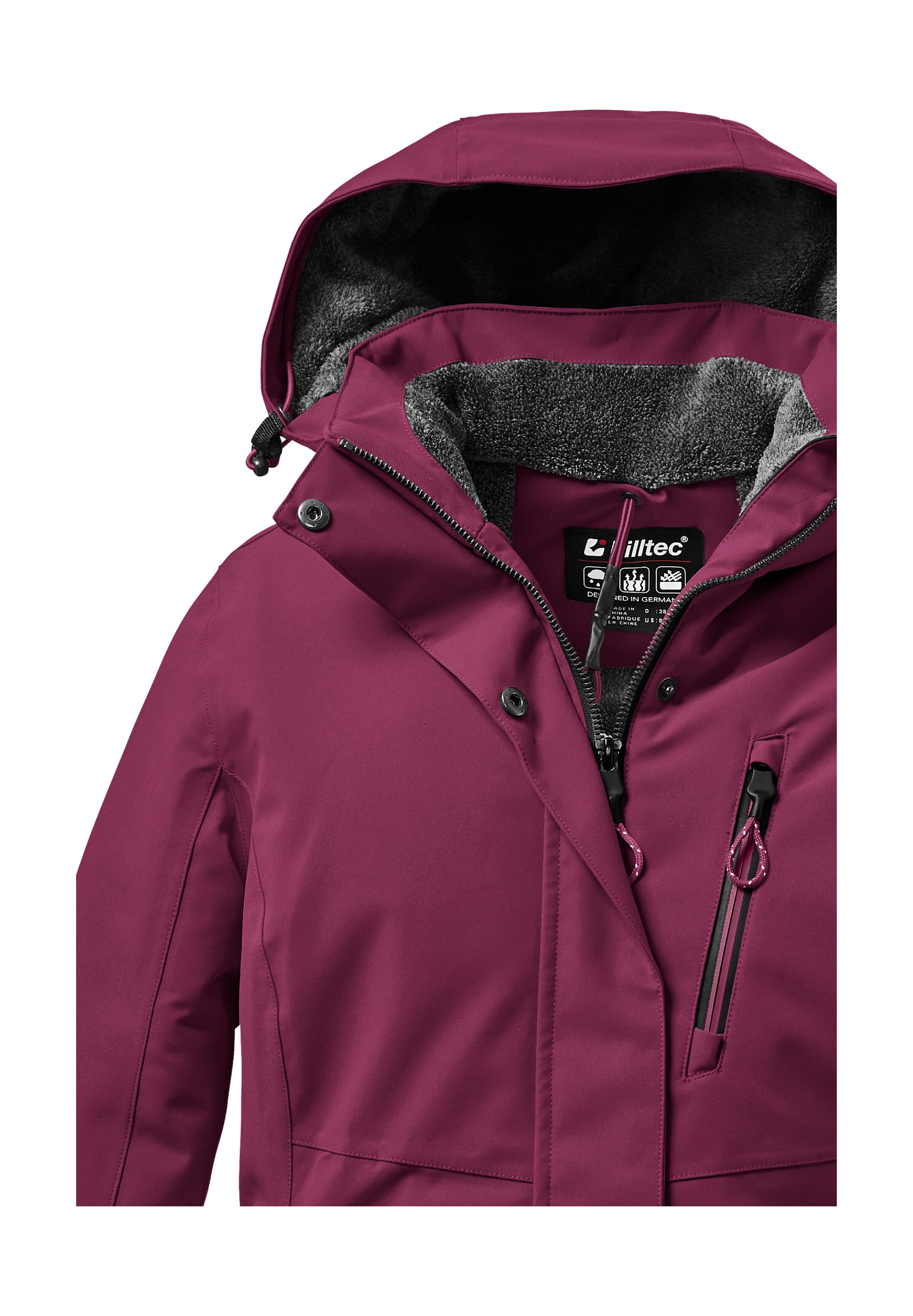 Thumbnail - Killtec Outdoorjacke "KOW 170 KG WMN JCKT" Damen Funktionsjacke: wasserdicht, atmungsaktiv, abnehmbare Kapuze