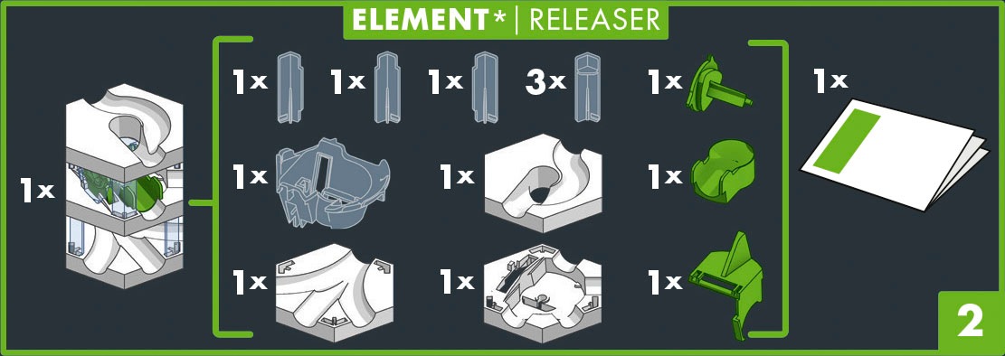 Ravensburger Kugelbahn-Bausatz »GraviTrax PRO Element Releaser«, Made in Europe
