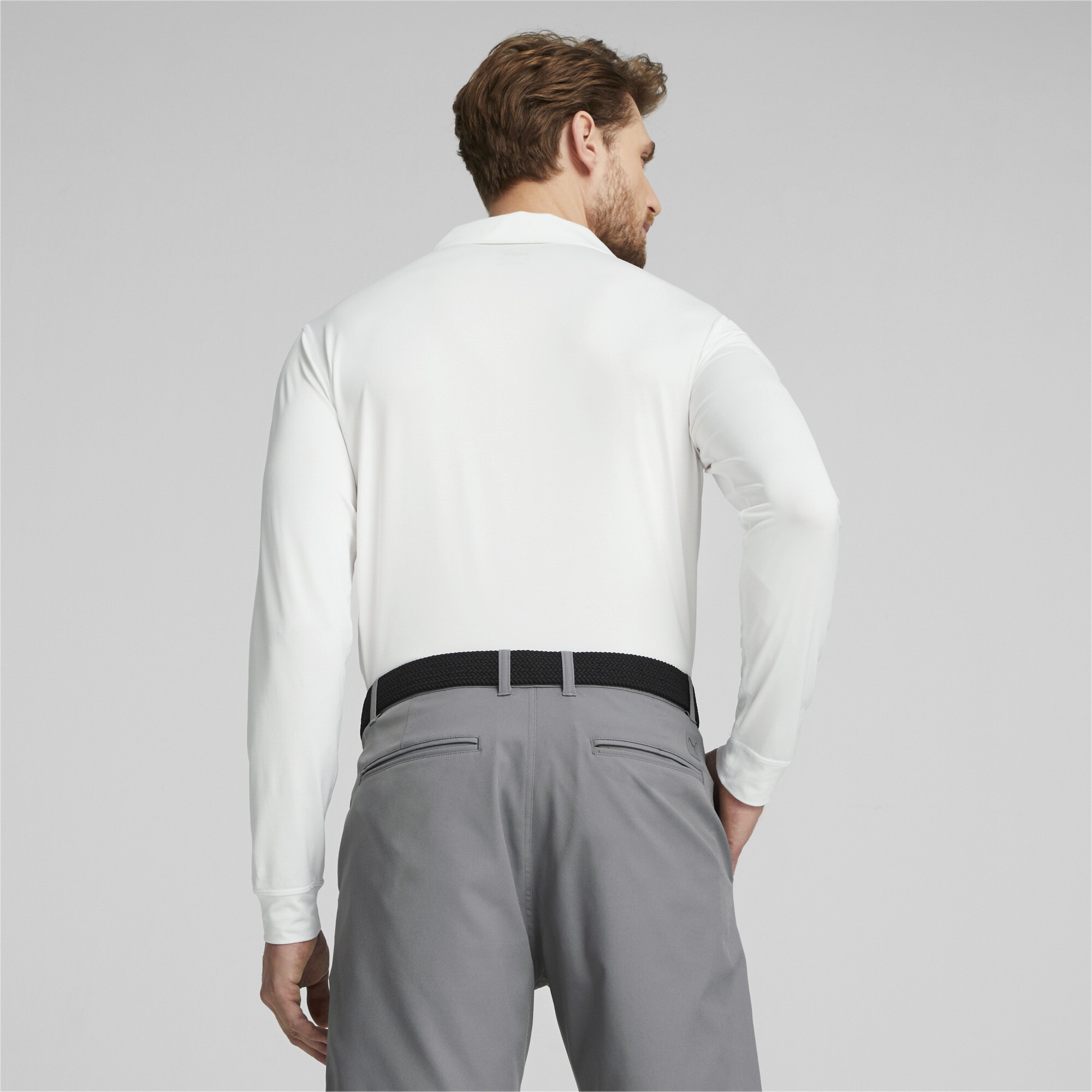 PUMA Poloshirt »YouV Long Sleeve Golfpolo Herren«