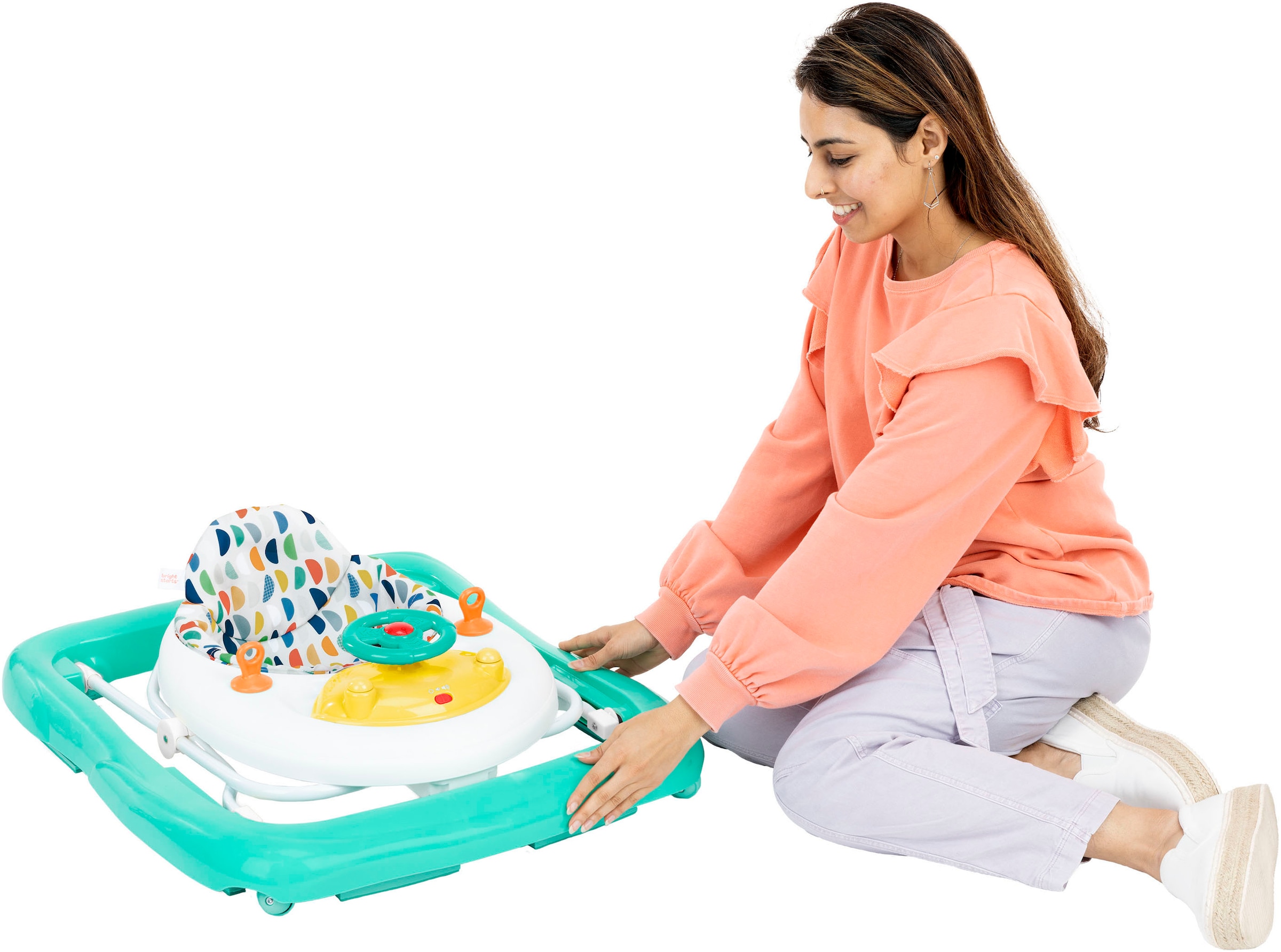 Bright Starts Lauflernhilfe »Ready to Roll Lights & Sounds Walker«, mit Licht- und Soundeffekt