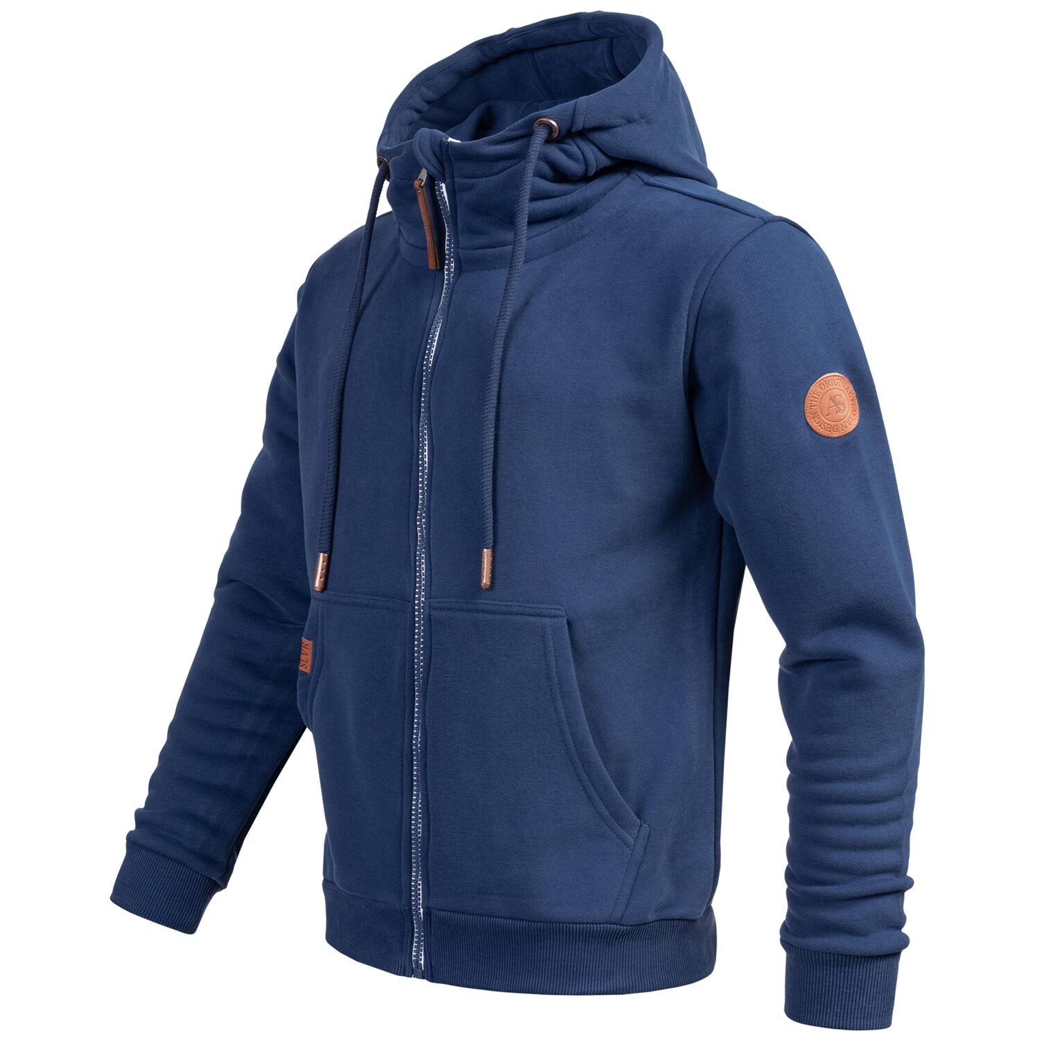 Alessandro Salvarini Sweatjacke »ASGeenio«, mit hohem Kragen
