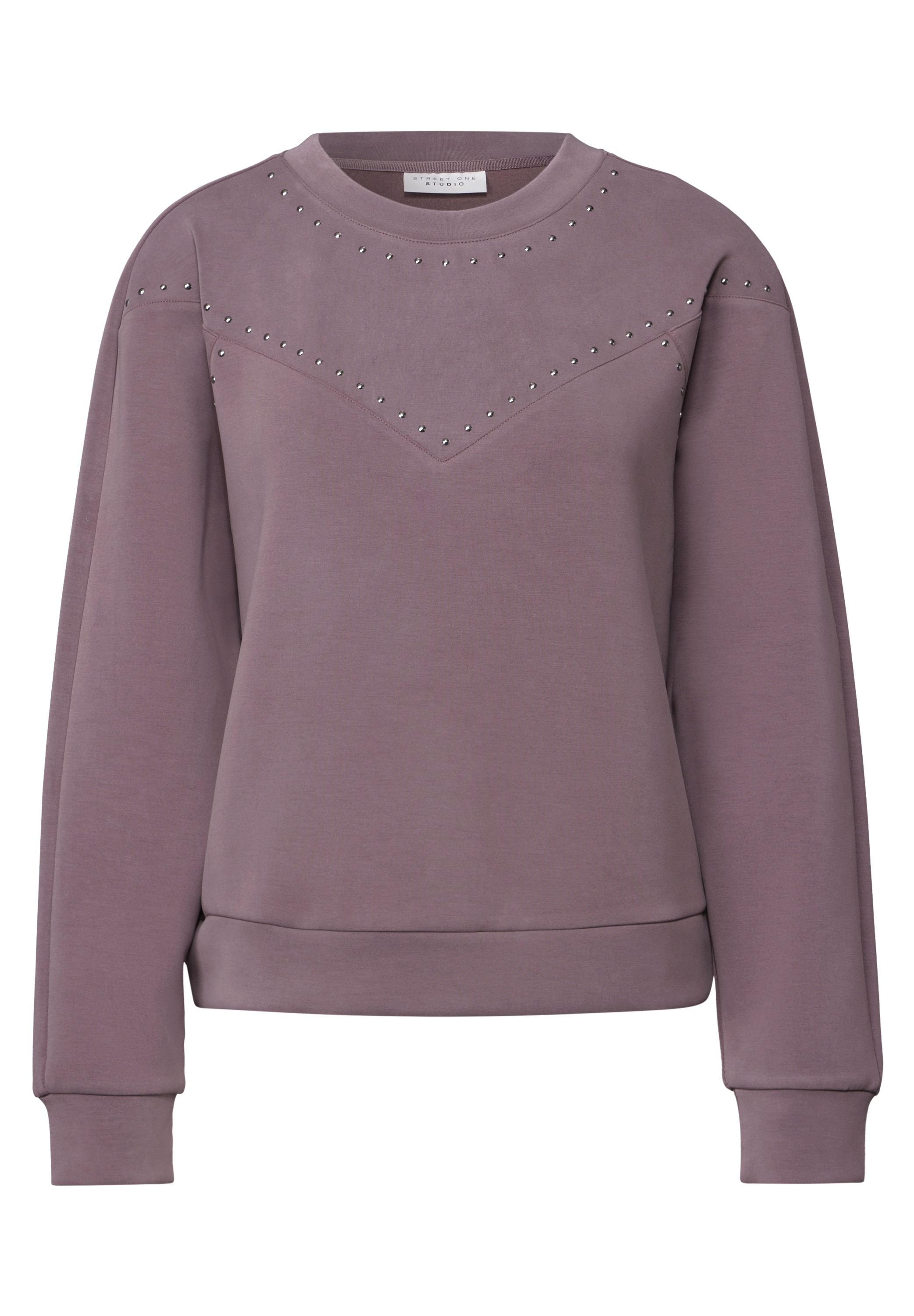 STREET ONE STUDIO Langarmshirt, mit Rundhalsausschnitt