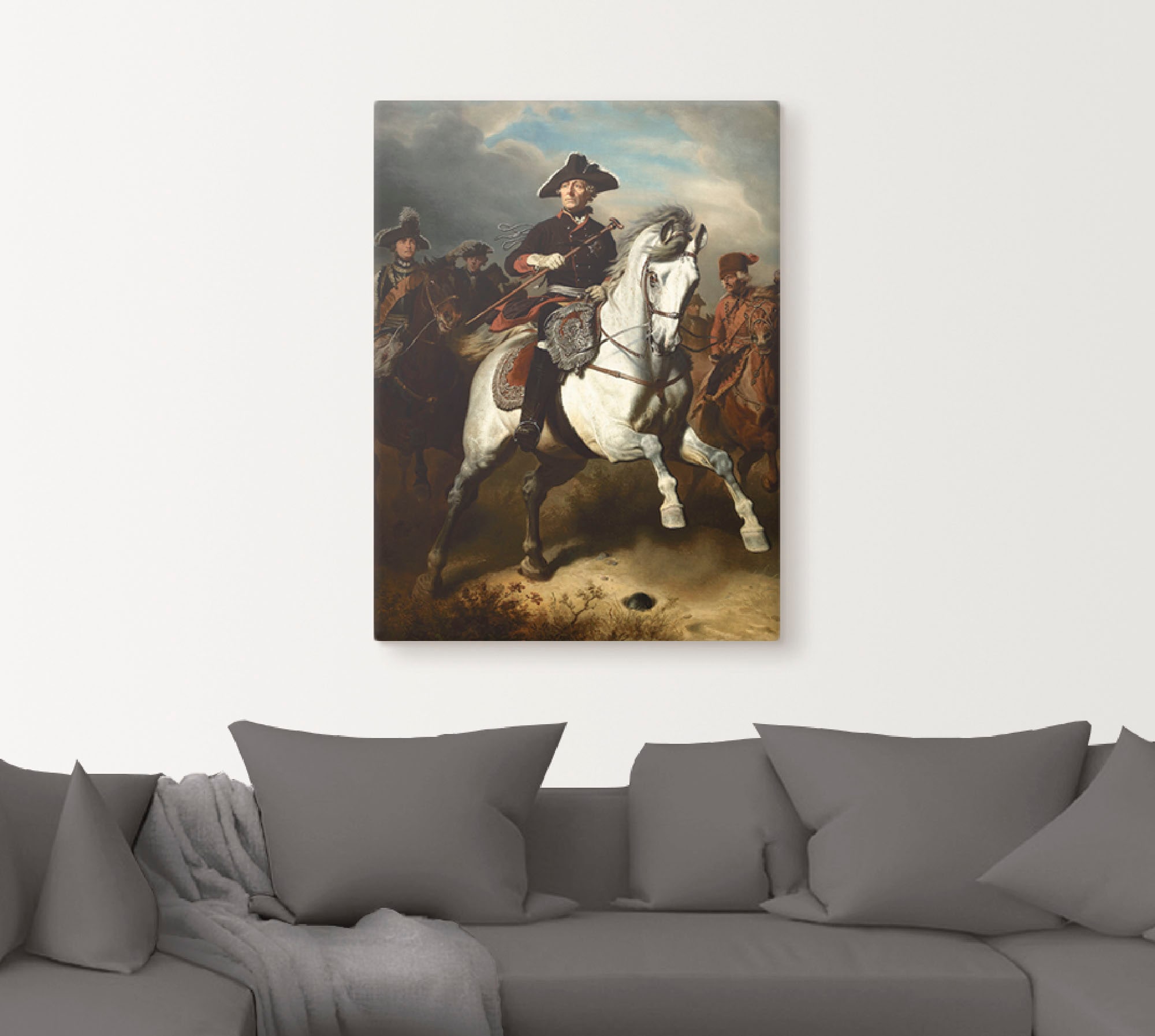 Artland Wandbild "Friedrich der Große zu Pferde. 1861" Menschen 1 Stk. tlg. günstig online kaufen