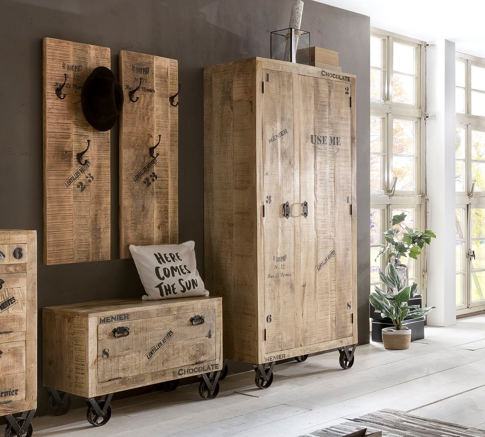 SIT Garderoben-Set "Rustic" 4 Stk. tlg. günstig online kaufen