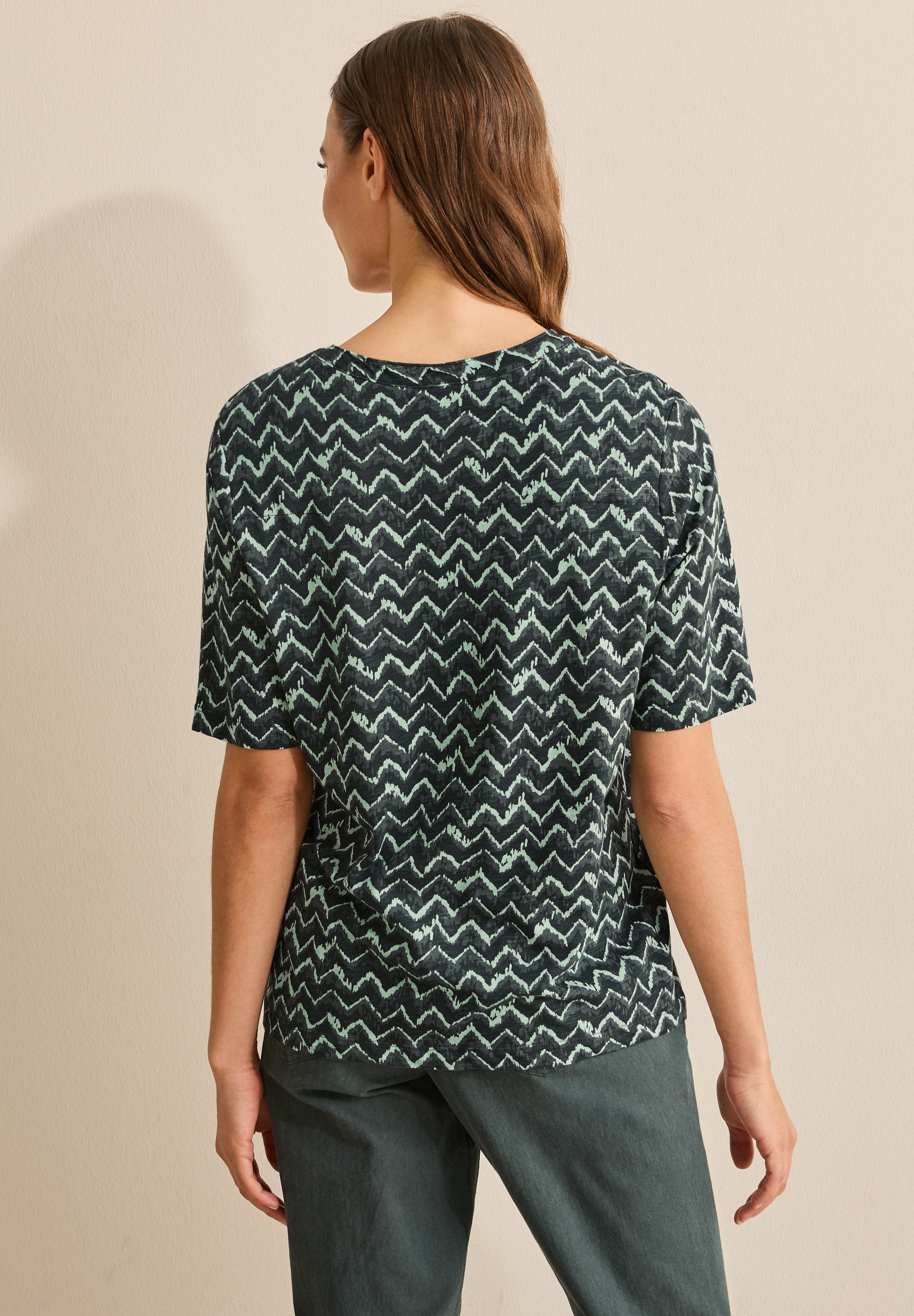 Cecil Print-Shirt, im soften Baumwoll-Mix