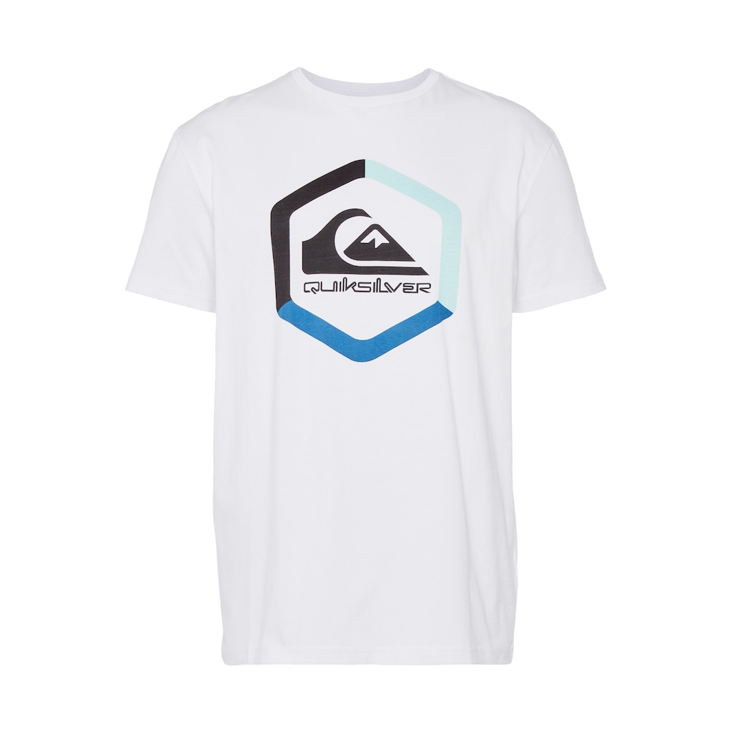 Quiksilver T-Shirt »Herren Doppelpack mit Logodruck«, (Packung, 2 tlg., 2er-Pack)