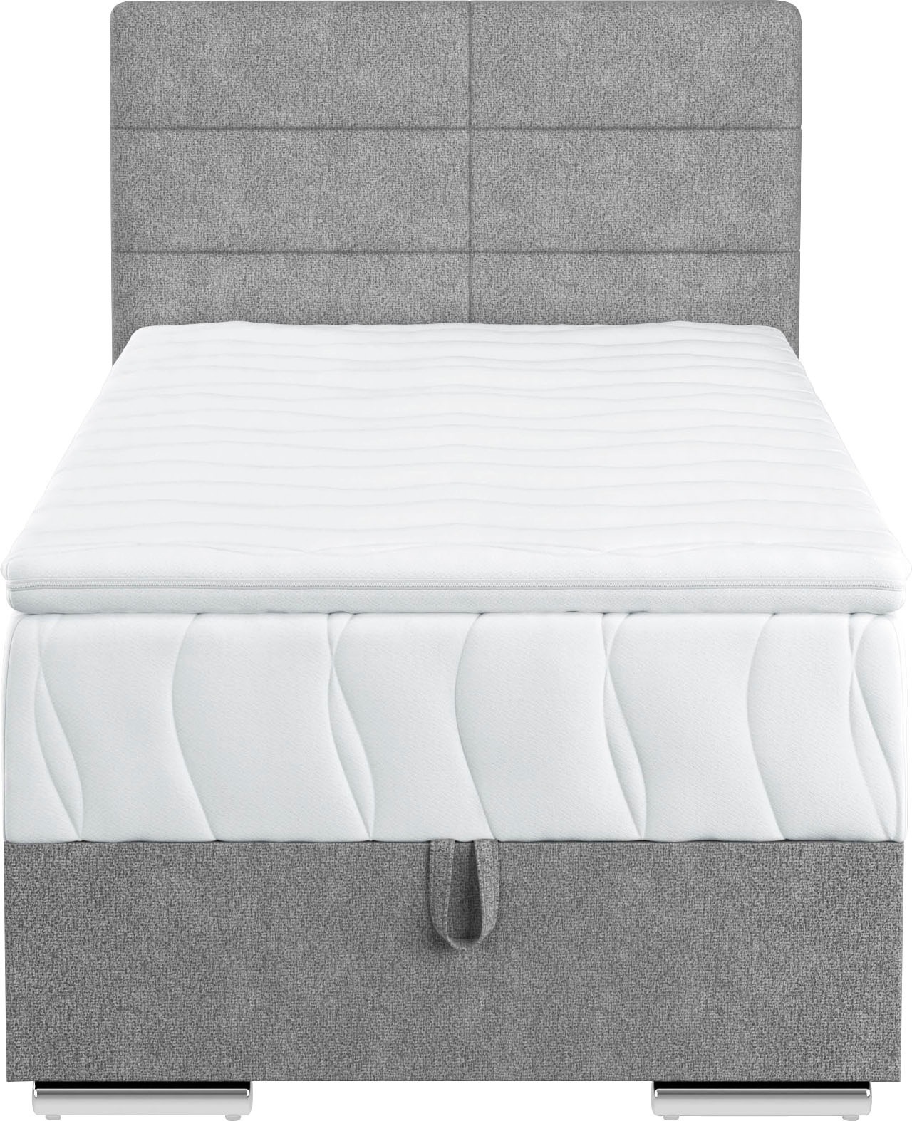 COTTA Boxspringbett Tom, mit Bettkasten, Topper und Zierkissen