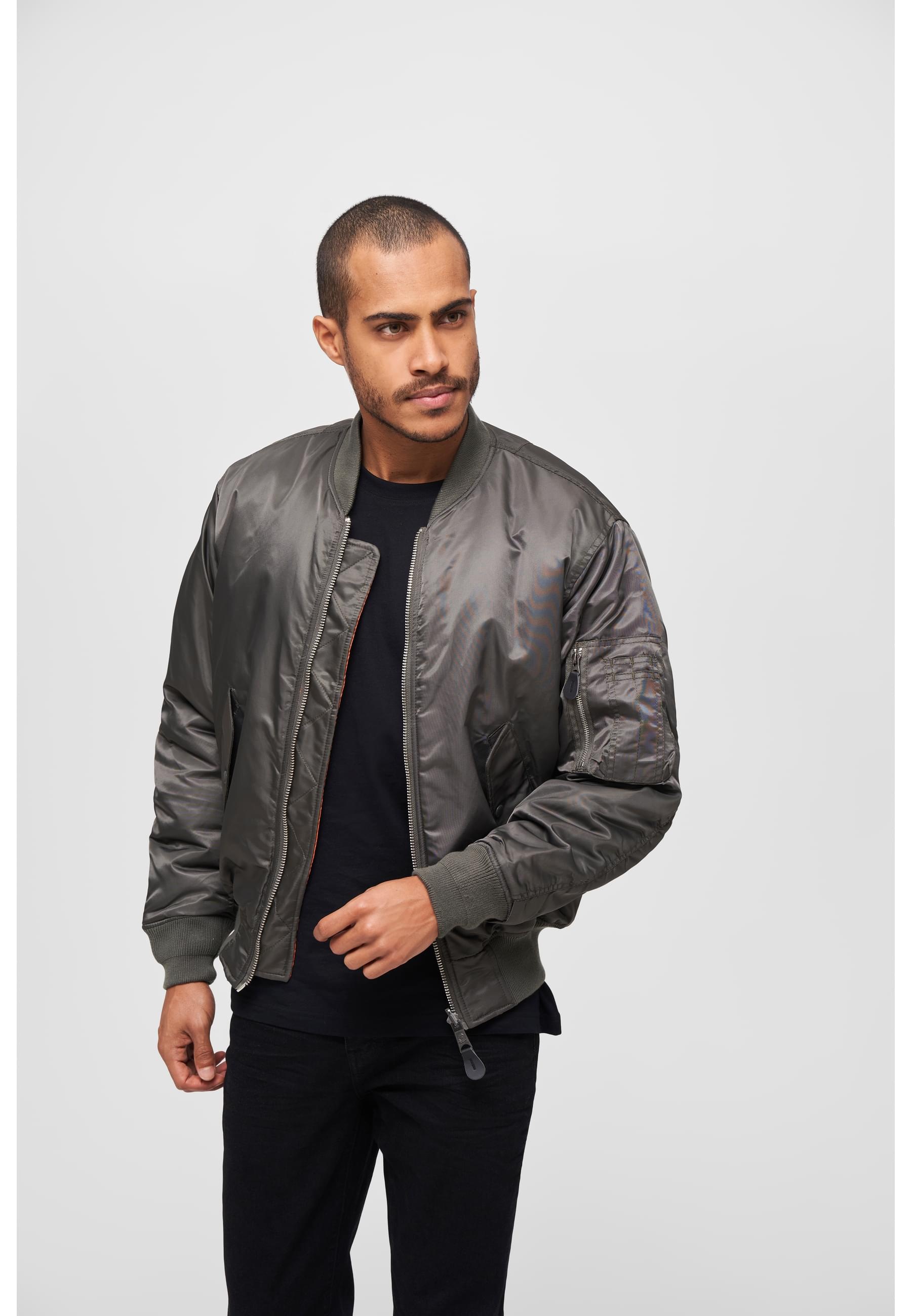 Brandit Anorak »Brandit Herren MA1 Bomber Jacket«, (1 St.), ohne Kapuze