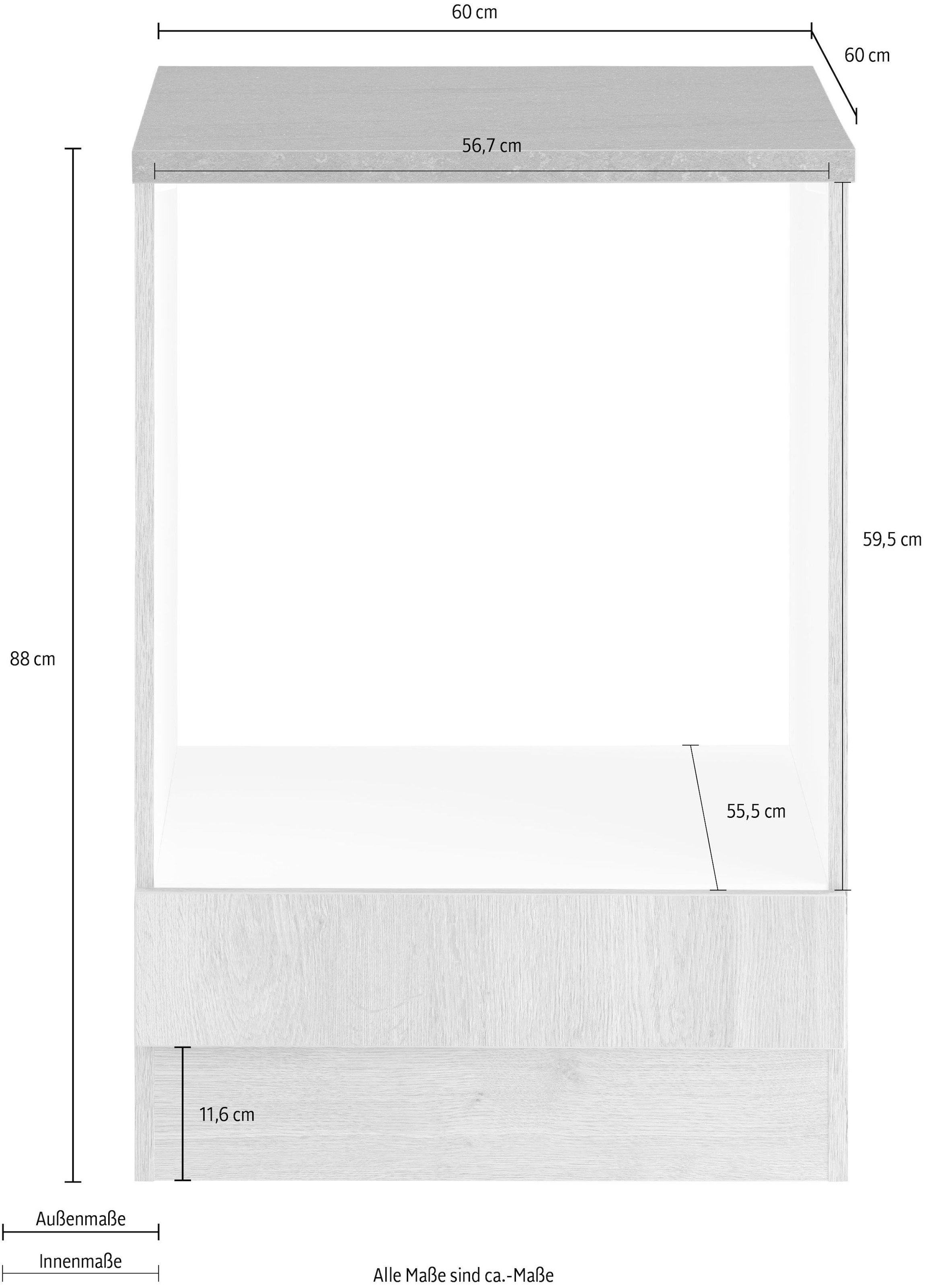 OPTIFIT Herdumbauschrank »Roth« Breite 60 cm