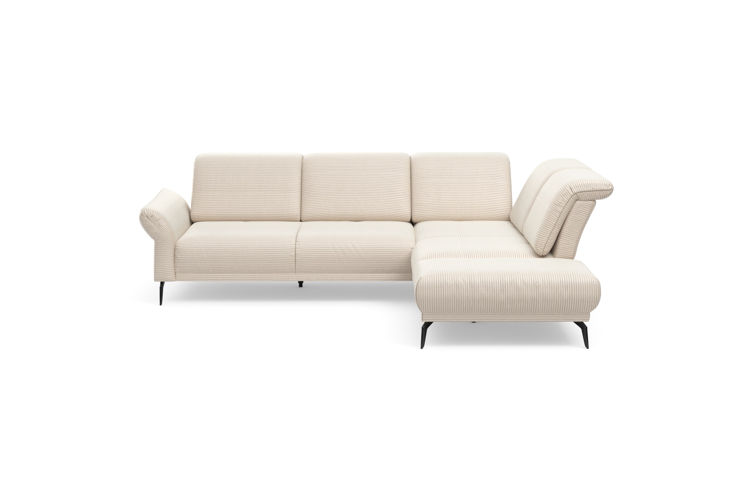 Home affaire Ecksofa "Coco L-Form" Sitztiefen-, Arm- und Kopfteilverstellun günstig online kaufen