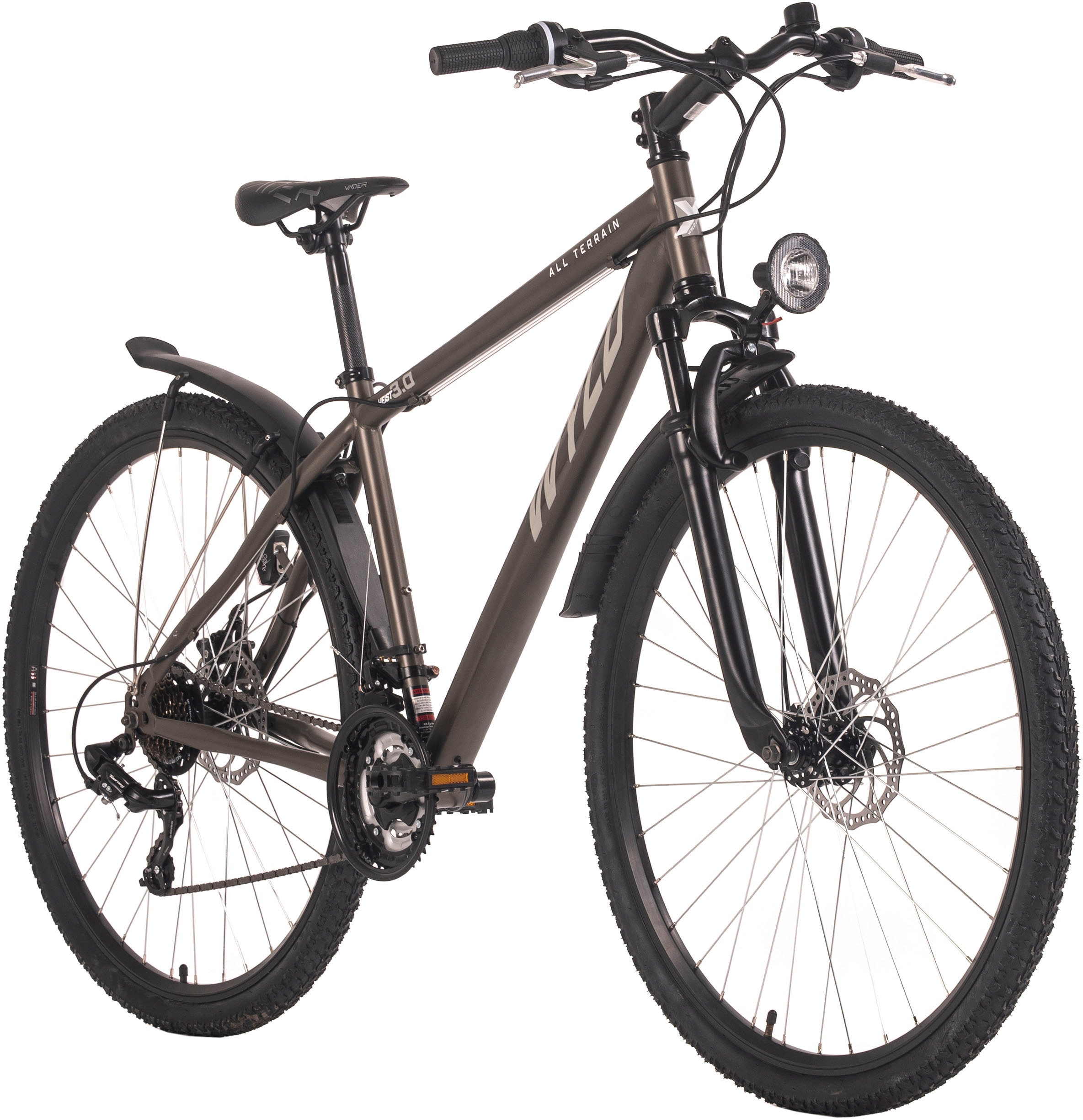 WYLD Mountainbike »MTB Hardtail ATB Twentyniner 29“ Heist Anthrazit 21 Gänge RH 51 cm«, 21 Gang, Shimano, Tourney Schaltwerk, Kettenschaltung