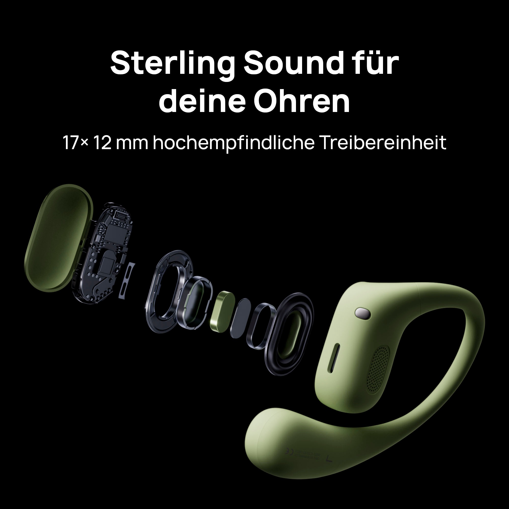 Huawei Open-Ear-Kopfhörer »FreeArc«, A2DP Bluetooth, Freisprechfunktion