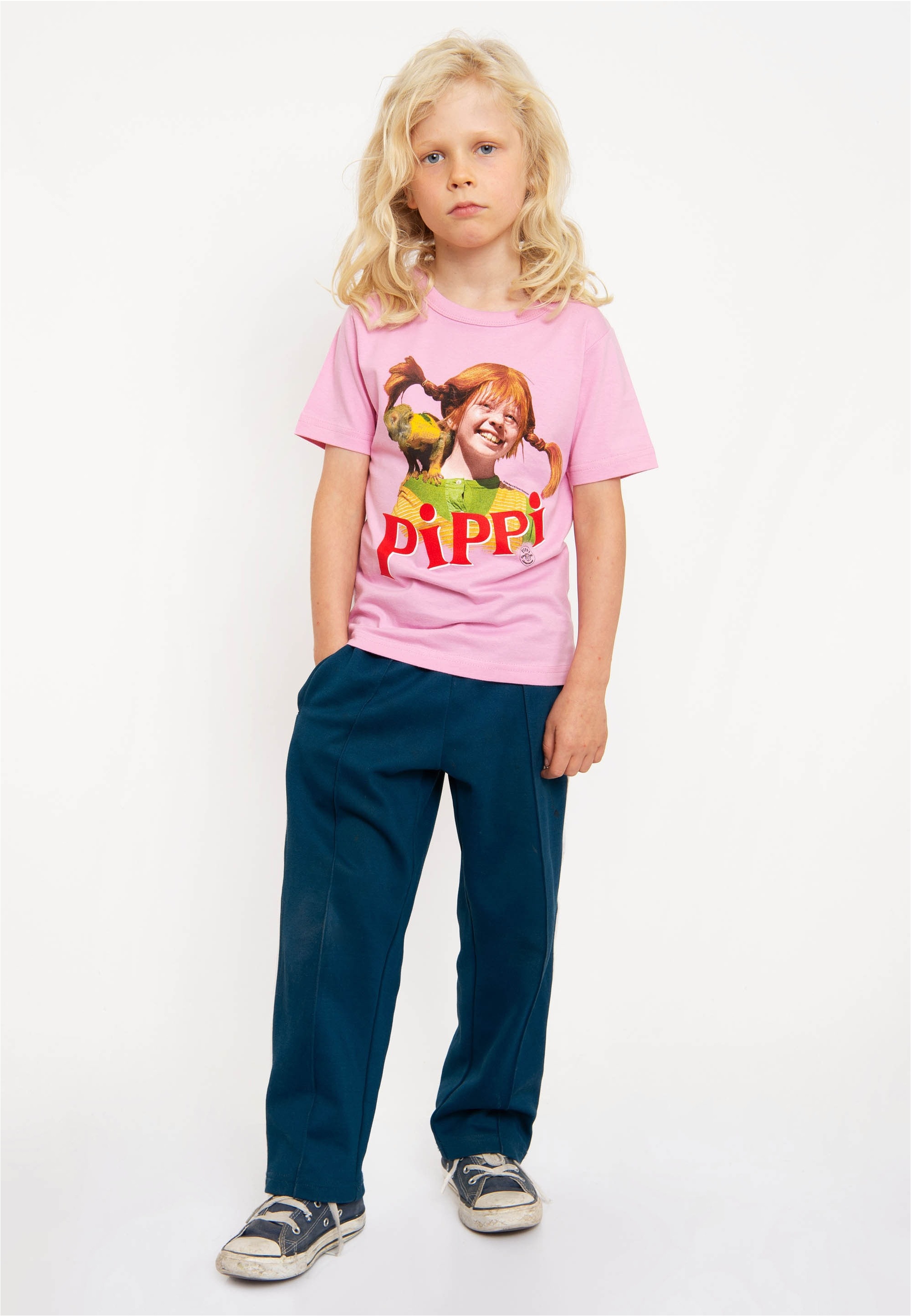 Thumbnail - LOGOSHIRT T-Shirt "Langstrumpf & Herr Nilsson" mit lizenziertem Print