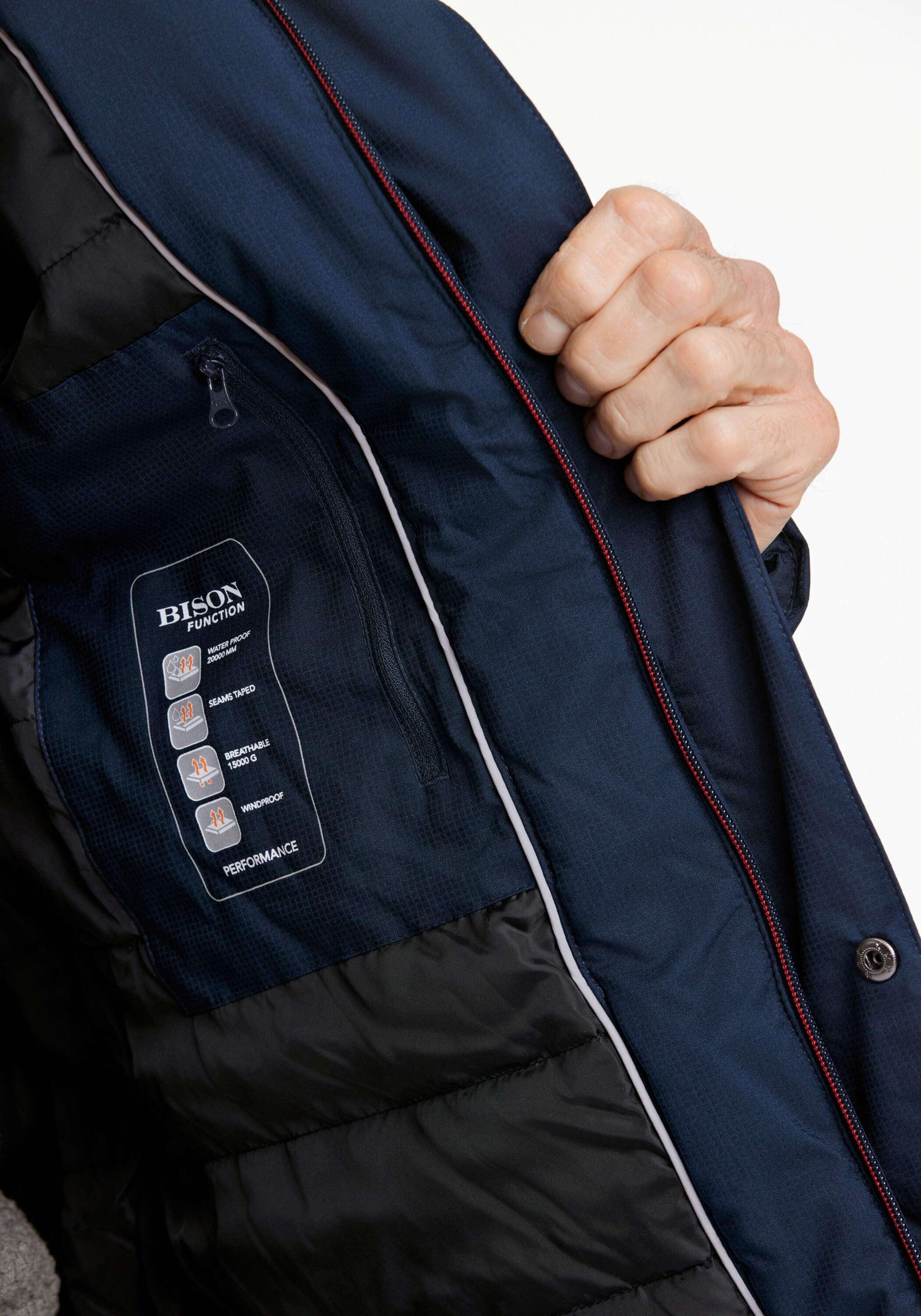 BISON Funktionsjacke »BISON Funktionelle Jacke«