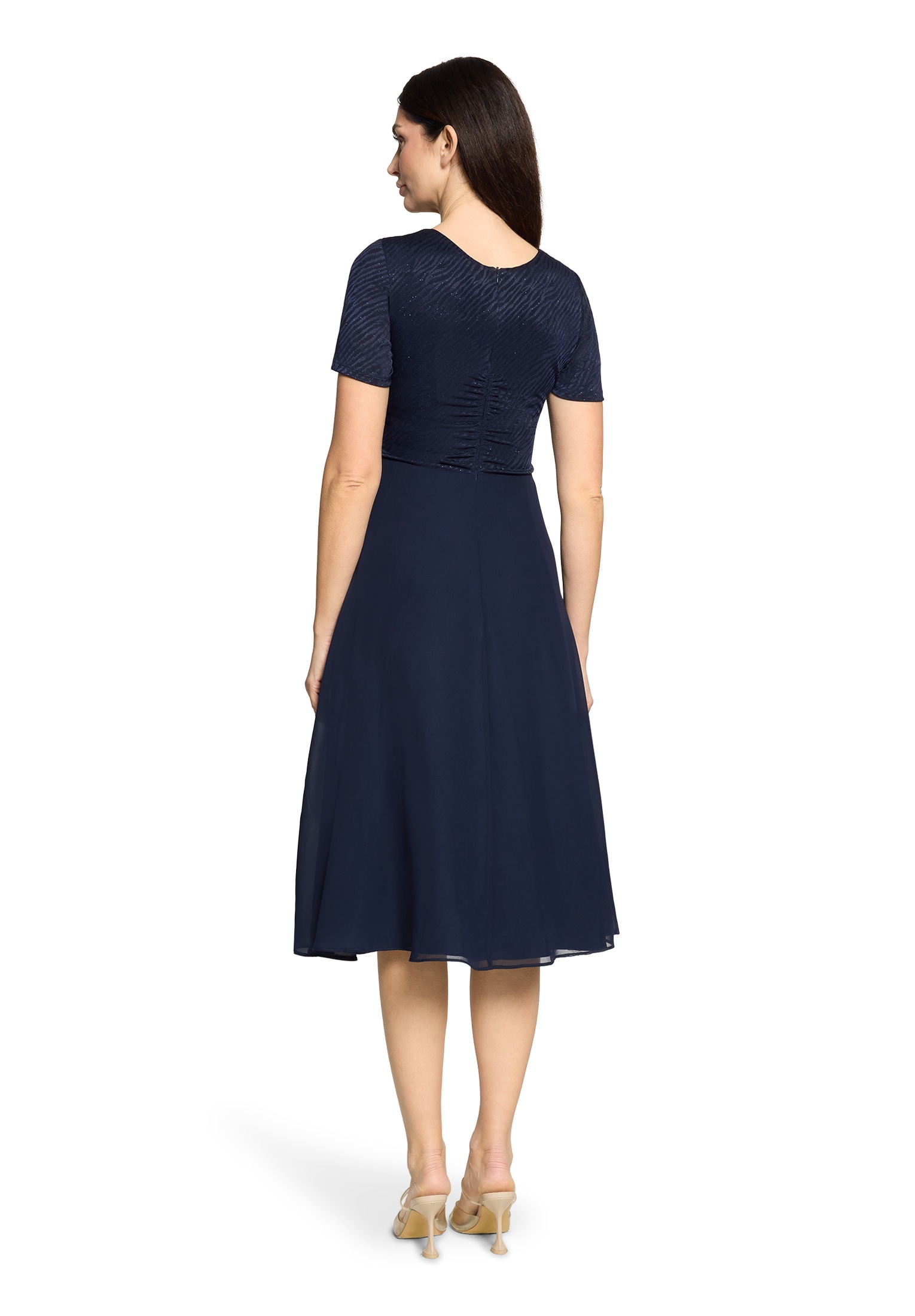 Vera Mont Cocktailkleid »Damen im Glitzer-Look« Ohne Tasche Materialmix