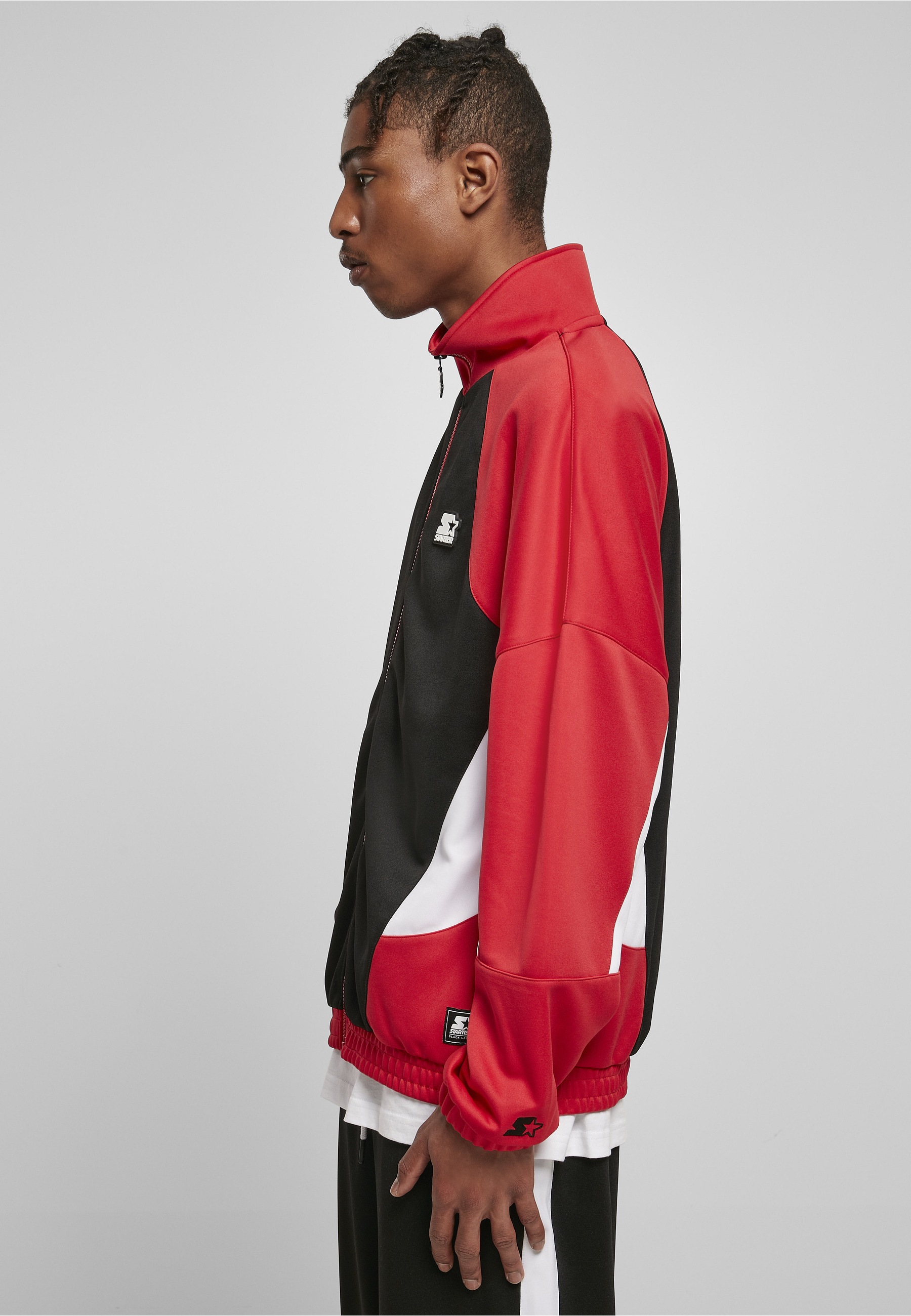 Starter Black Label Trainingsjacke »Starter Black Label Herren Starter Laser Track Jacket« 1 Stk. tlg. ohne Kapuze