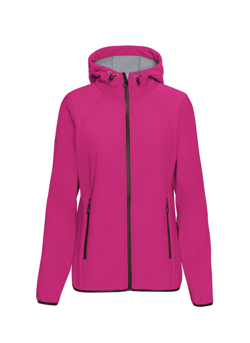 Trigema Softshelljacke »TRIGEMA Taillierte Softshell–Kapuzenjacke«, (1 St.)