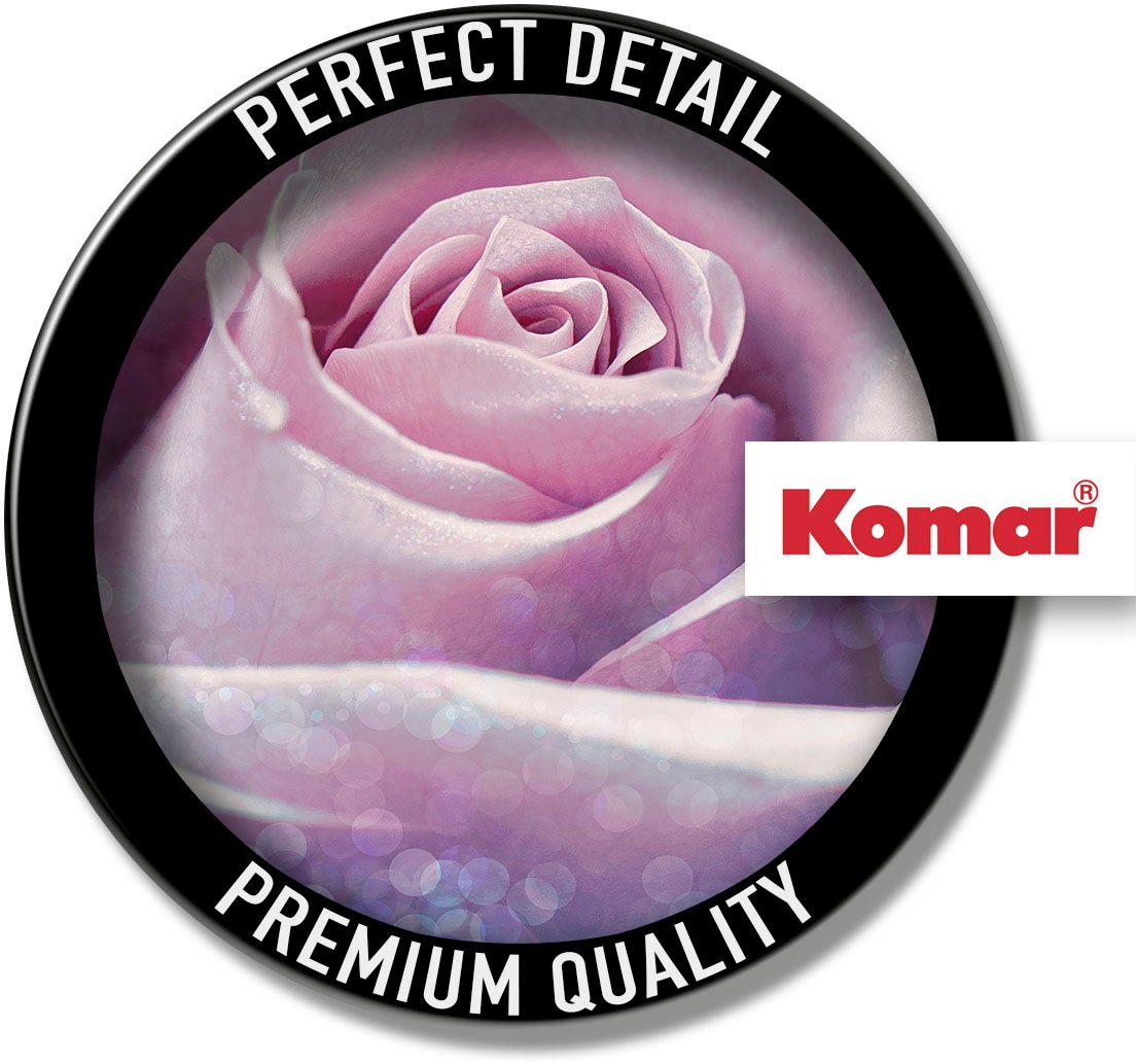 Komar Vliestapete »Digitaldruck Vlies - Delicate Rose - Größe 200 x 260 cm«, bedruckt, Wohnzimmer, Schlafzimmer