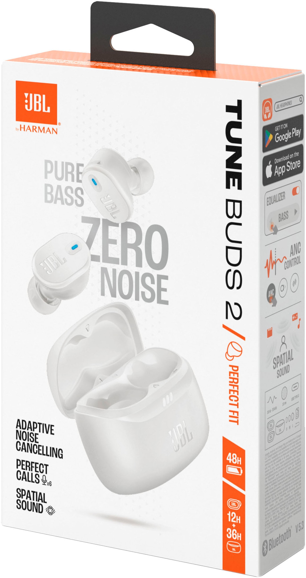 JBL wireless In-Ear-Kopfhörer »TUNE BUDS 2«, A2DP Bluetooth, Adaptive Noise-Cancelling