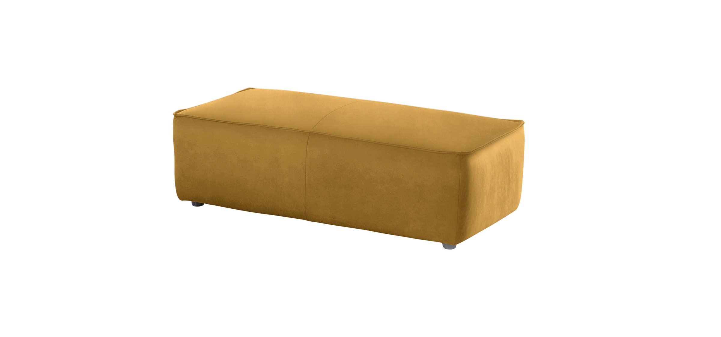 W.SCHILLIG Ecksofa »around-the-block«, (Spar-Set), inklusive Hocker, mit eleganter Biese, mit Federkern
