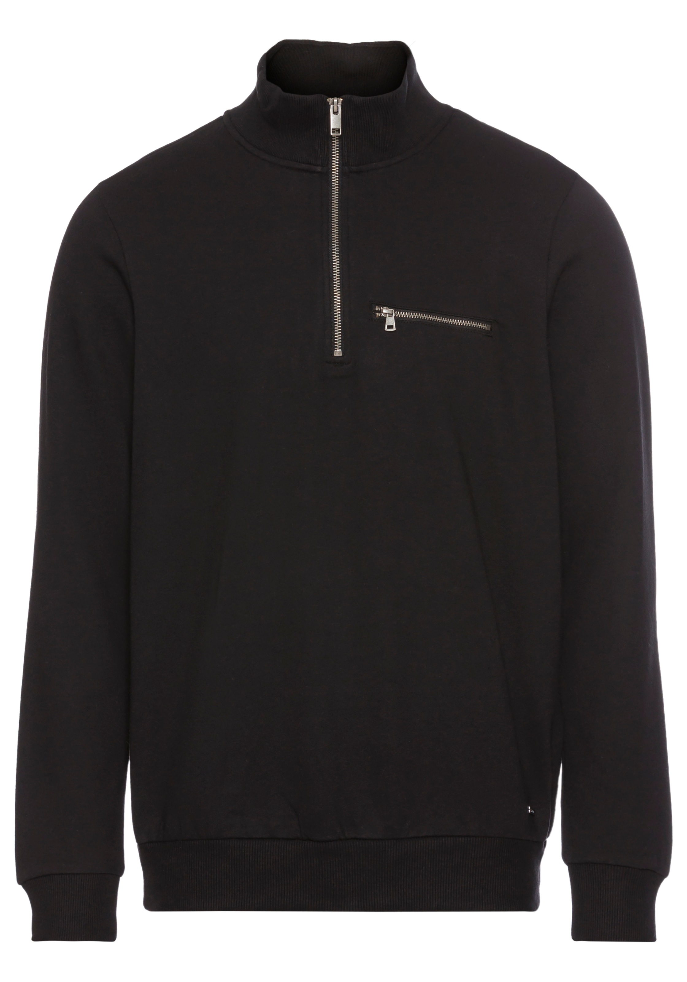 Bruno Banani Sweatshirt, mit Troyer Kragen