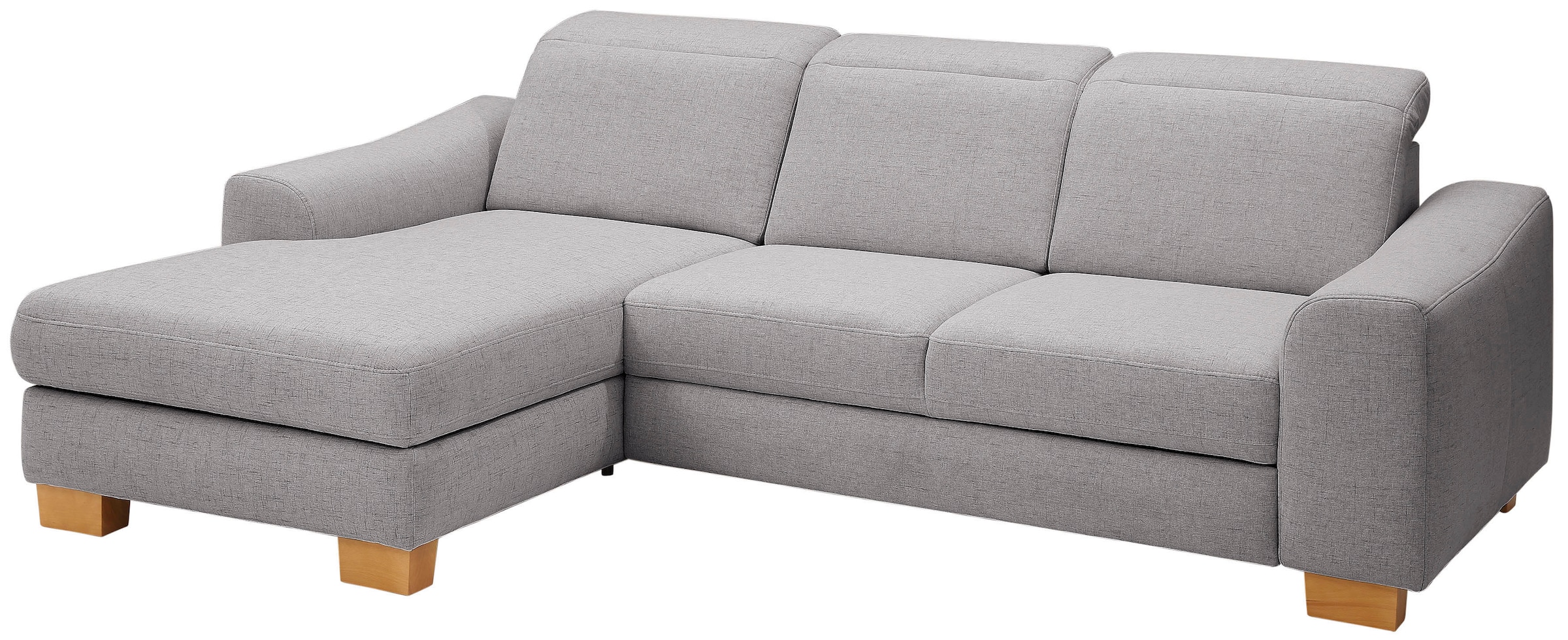Home affaire Ecksofa »Dundee L-Form«, wahlweise mit Kopfteilverstellung und zusätzlich mit Bettfunktion