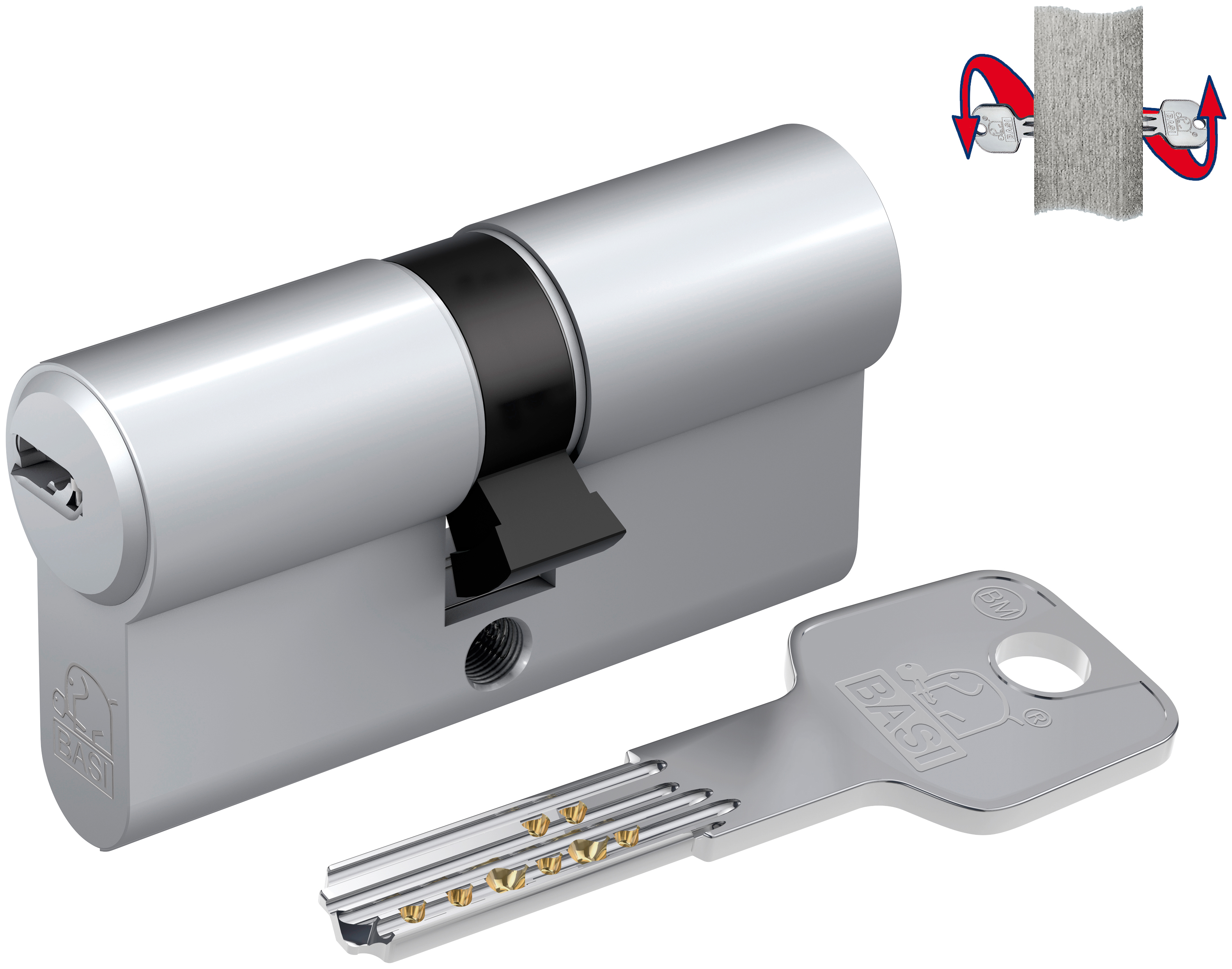 KRAUS Profilzylinder, 46 mm mit 3 Schlüsseln online bestellen | BAUR | Klemmen
