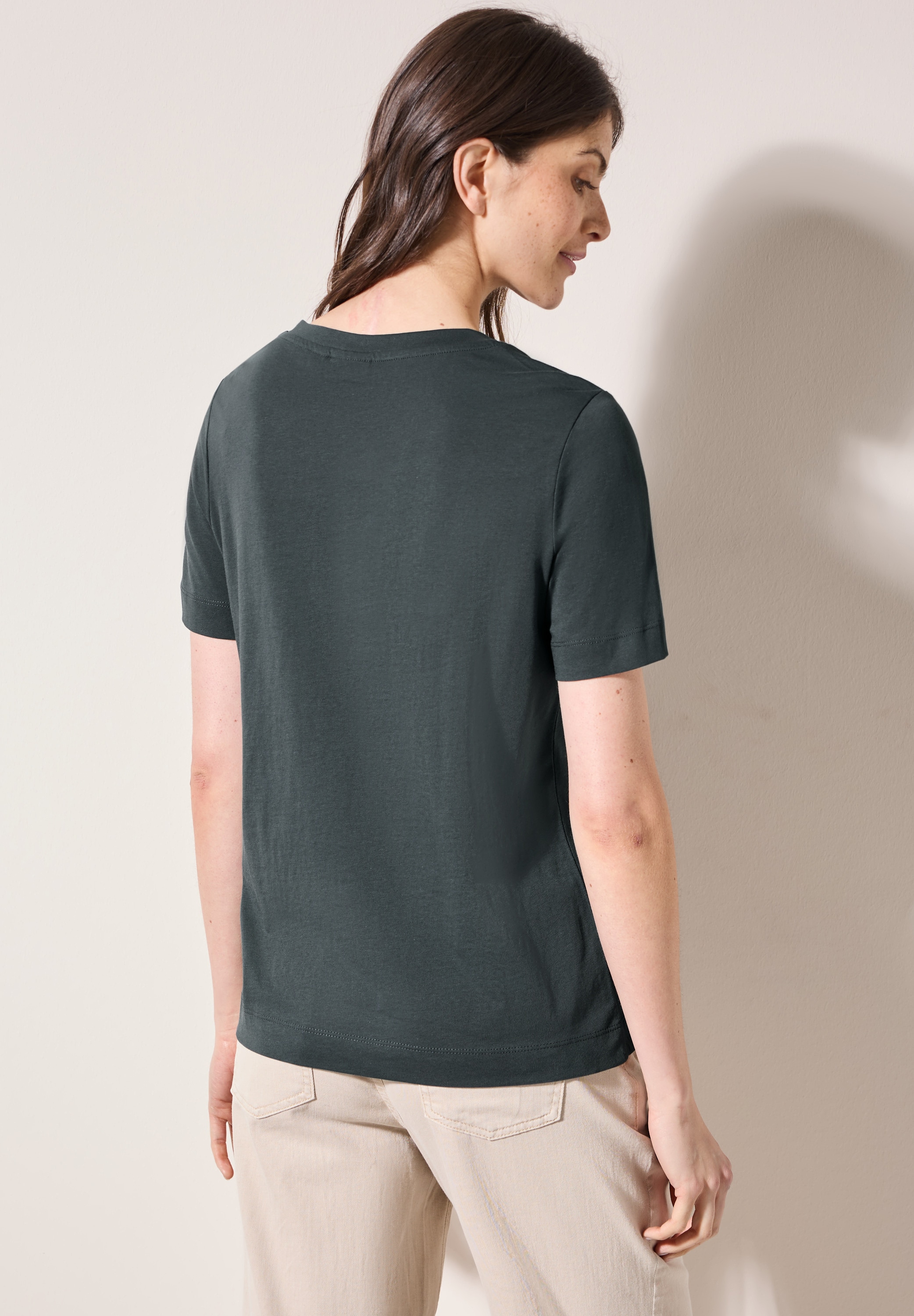 Cecil T-Shirt, aus reiner Baumwolle