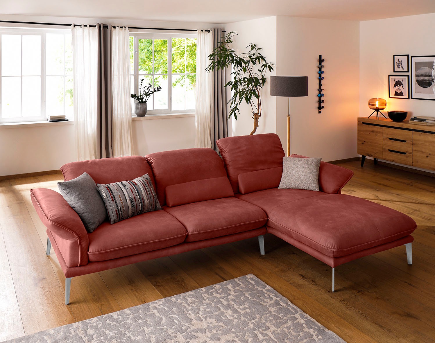 W.SCHILLIG Ecksofa »sherry« su Kopfstützenverstel...