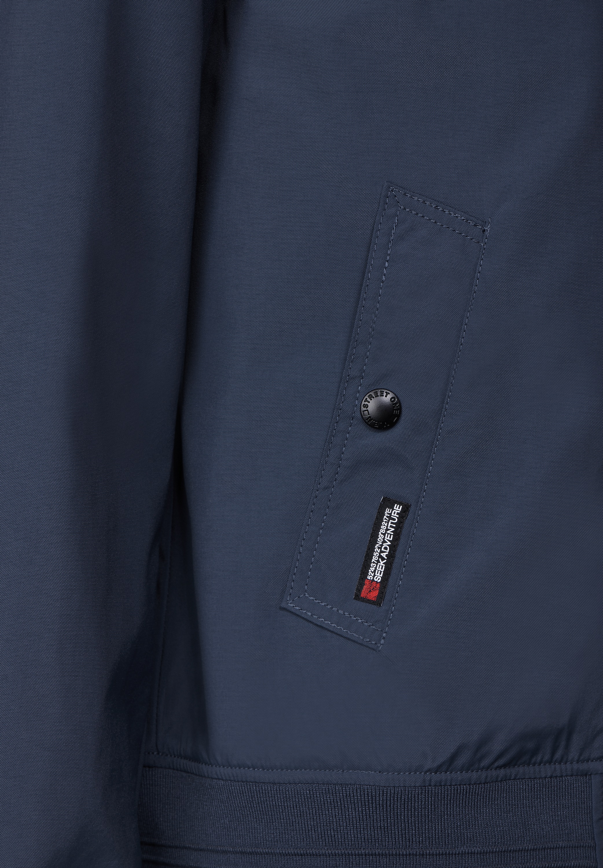 STREET ONE MEN Blouson, ohne Kapuze, in Unifarbe