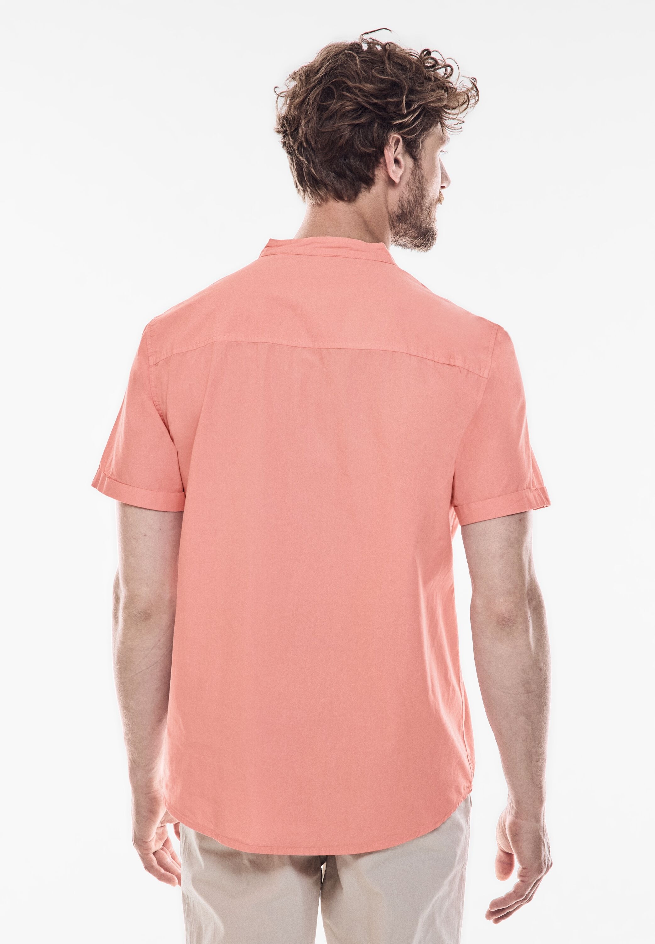 STREET ONE MEN Kurzarmhemd mit Knopfleiste günstig online kaufen
