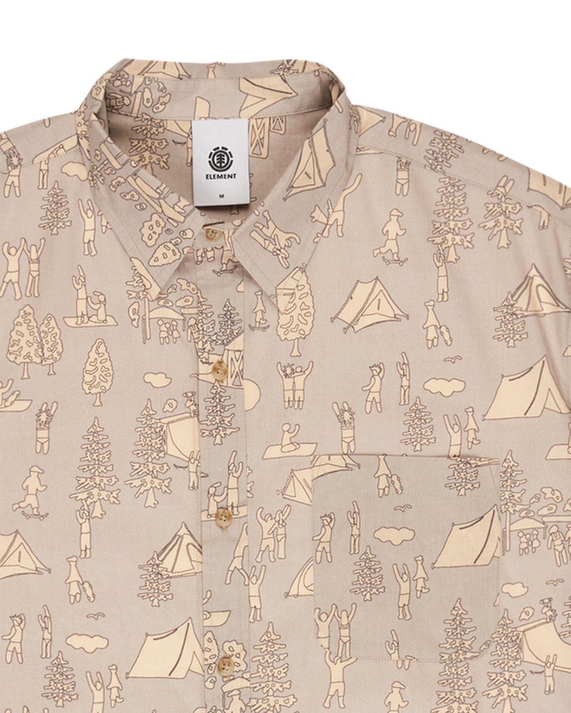 Thumbnail - Element Kurzarmhemd "Regular Classic Printed"