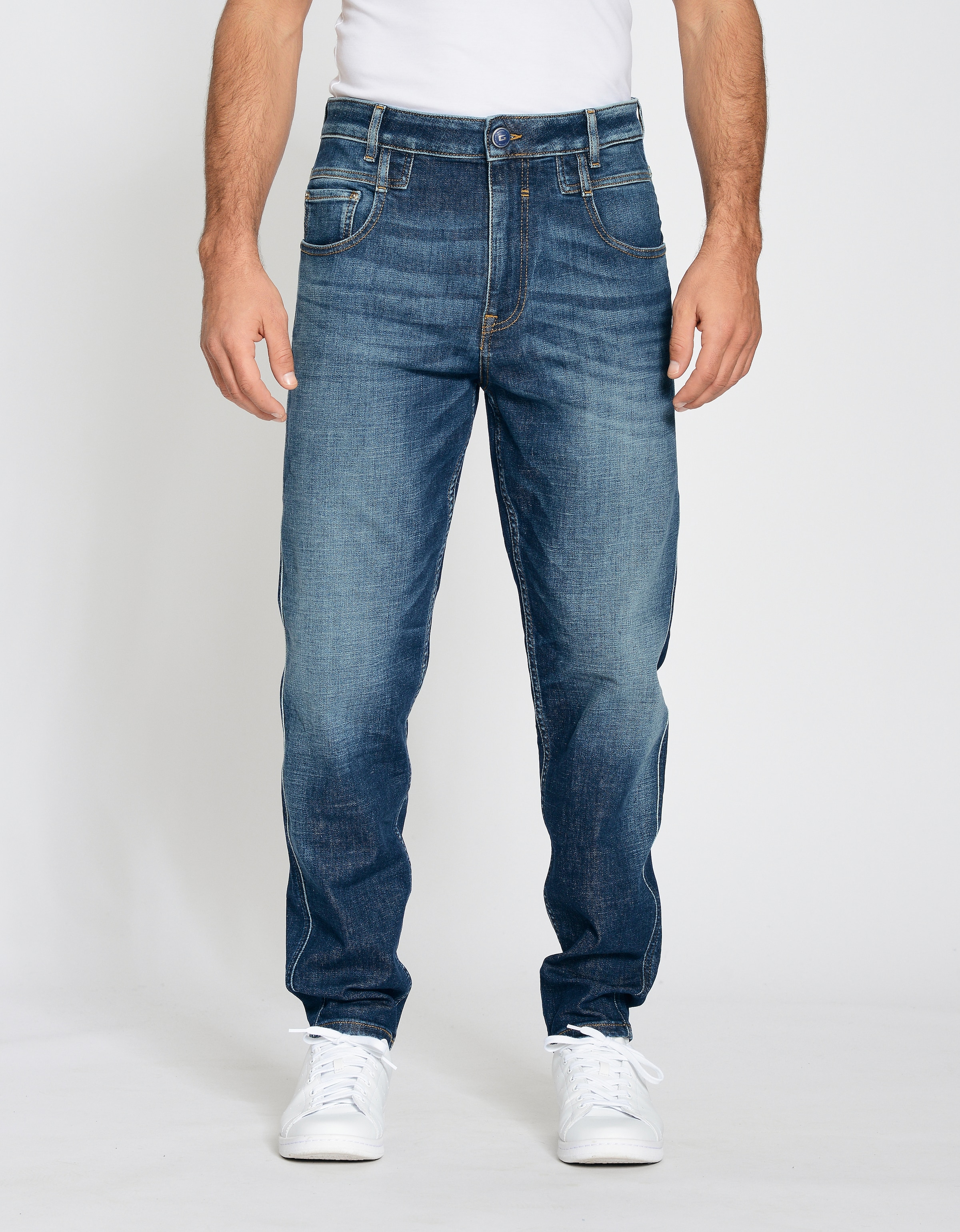 Stretch-Jeans »94MARCO«, im relaxten 5-Pocket Style mit doppelter Gürtelschlaufe