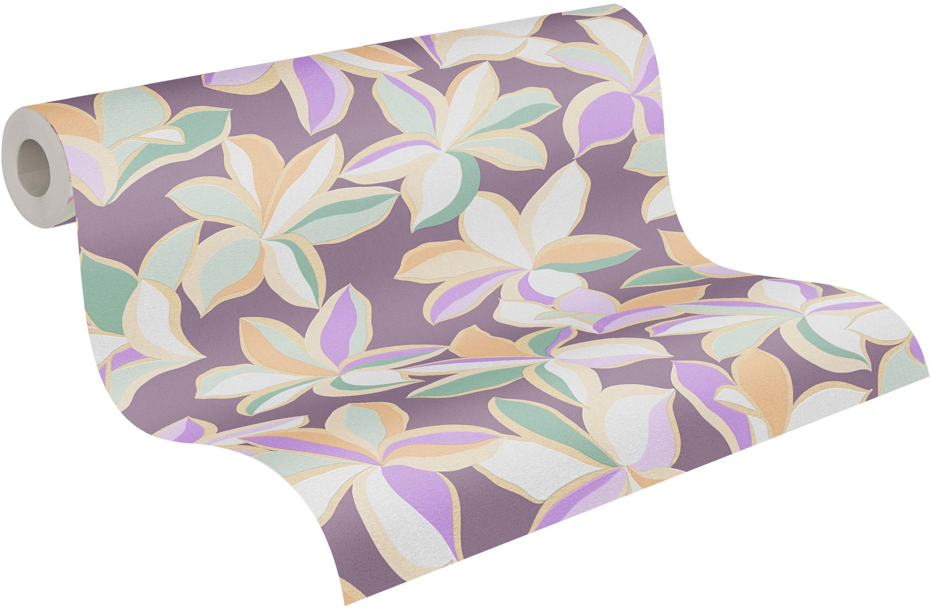 living walls Vliestapete »House of Turnowsky Designertapete Floral« leicht glänzend | matt glatt Blumentapete Tapeten Wohnzimmer Schlafzimmer Küche modern Design Optik