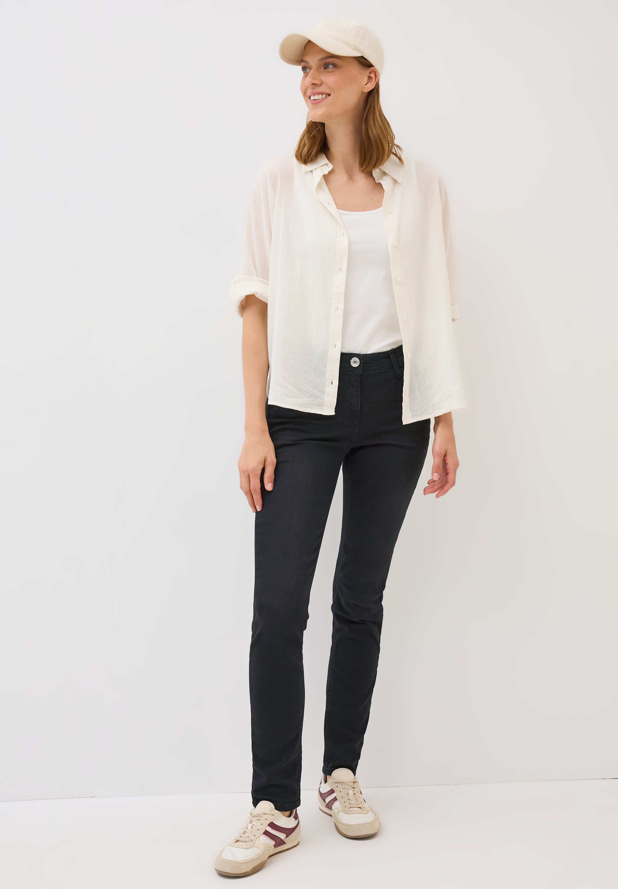 Cecil Comfort-fit-Jeans, Middle Waist