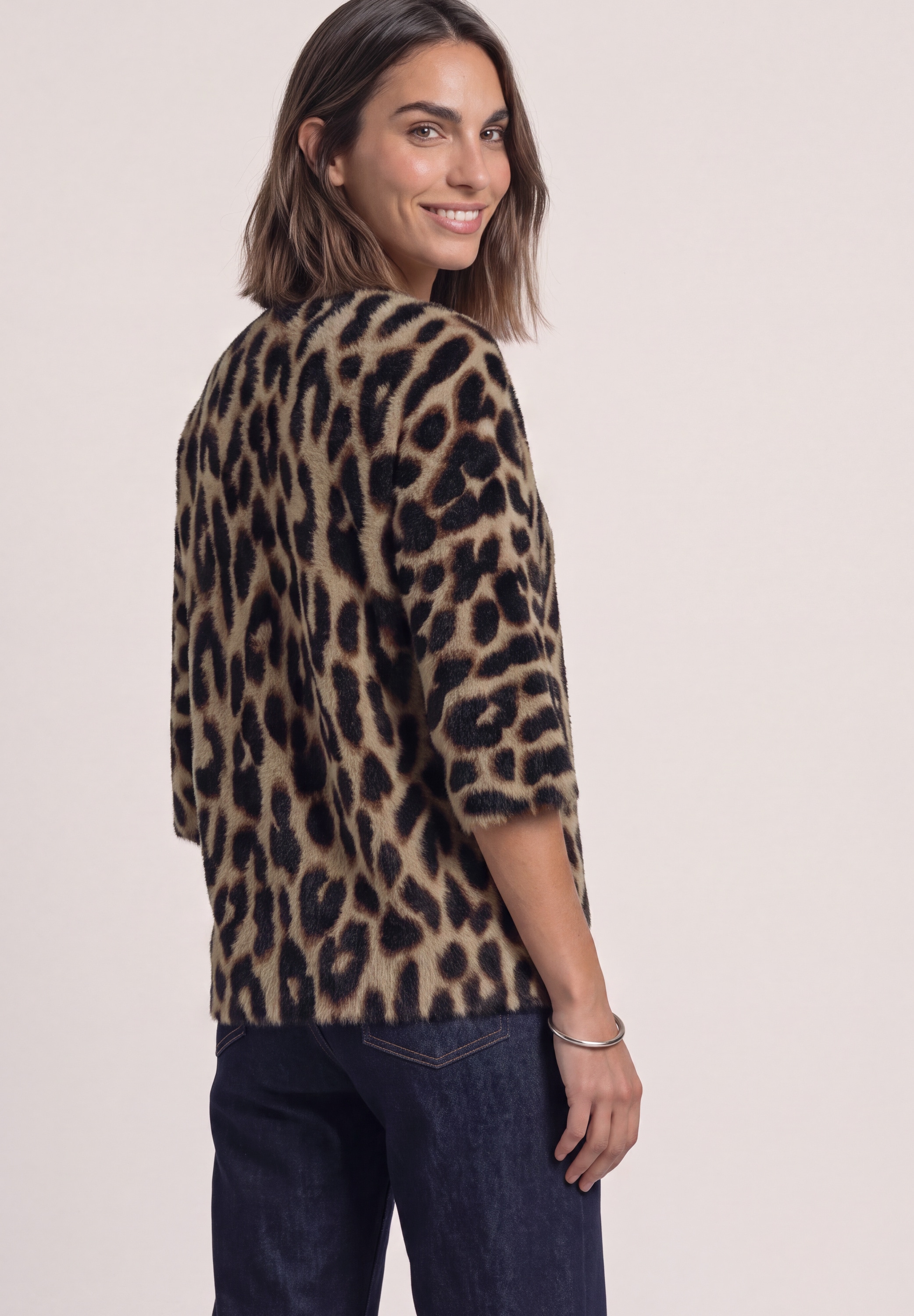 STREET ONE Strickpullover mit Federgarn