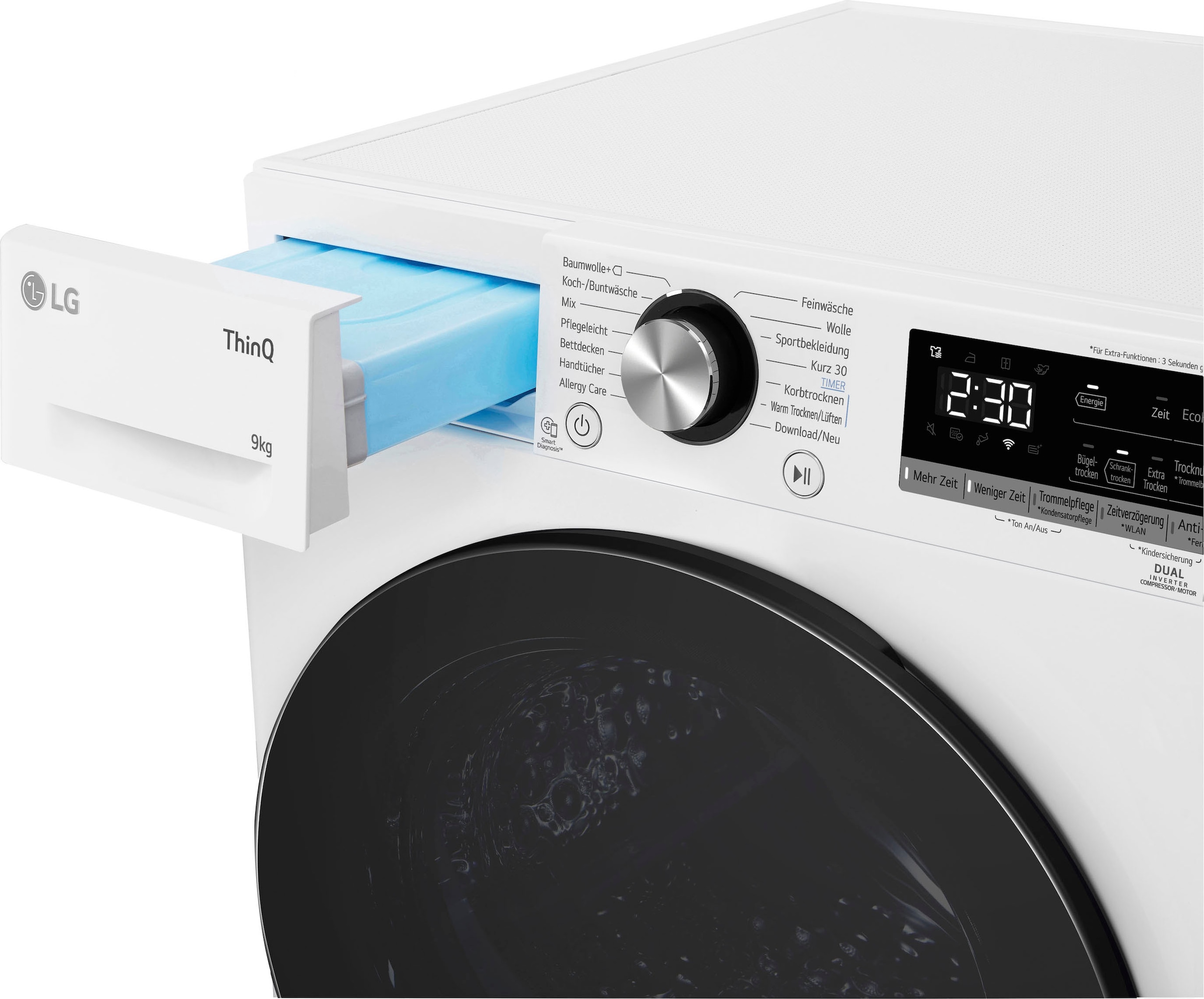 LG Wärmepumpentrockner »RT90V9W«, Vivace, 9 kg