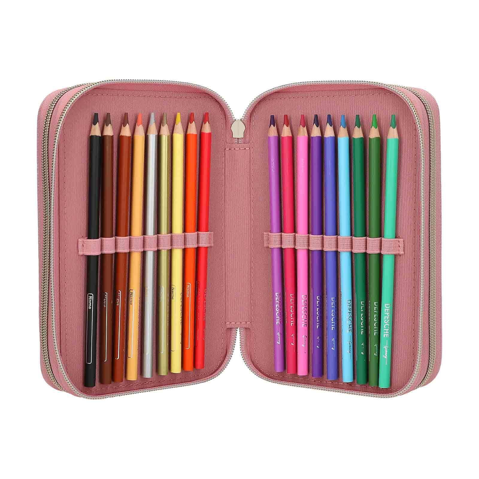 Depesche Buntstift »3-Fach Federtasche Dusty Rose Miss Melody 20 x 13 x 7,5 cm rosa«