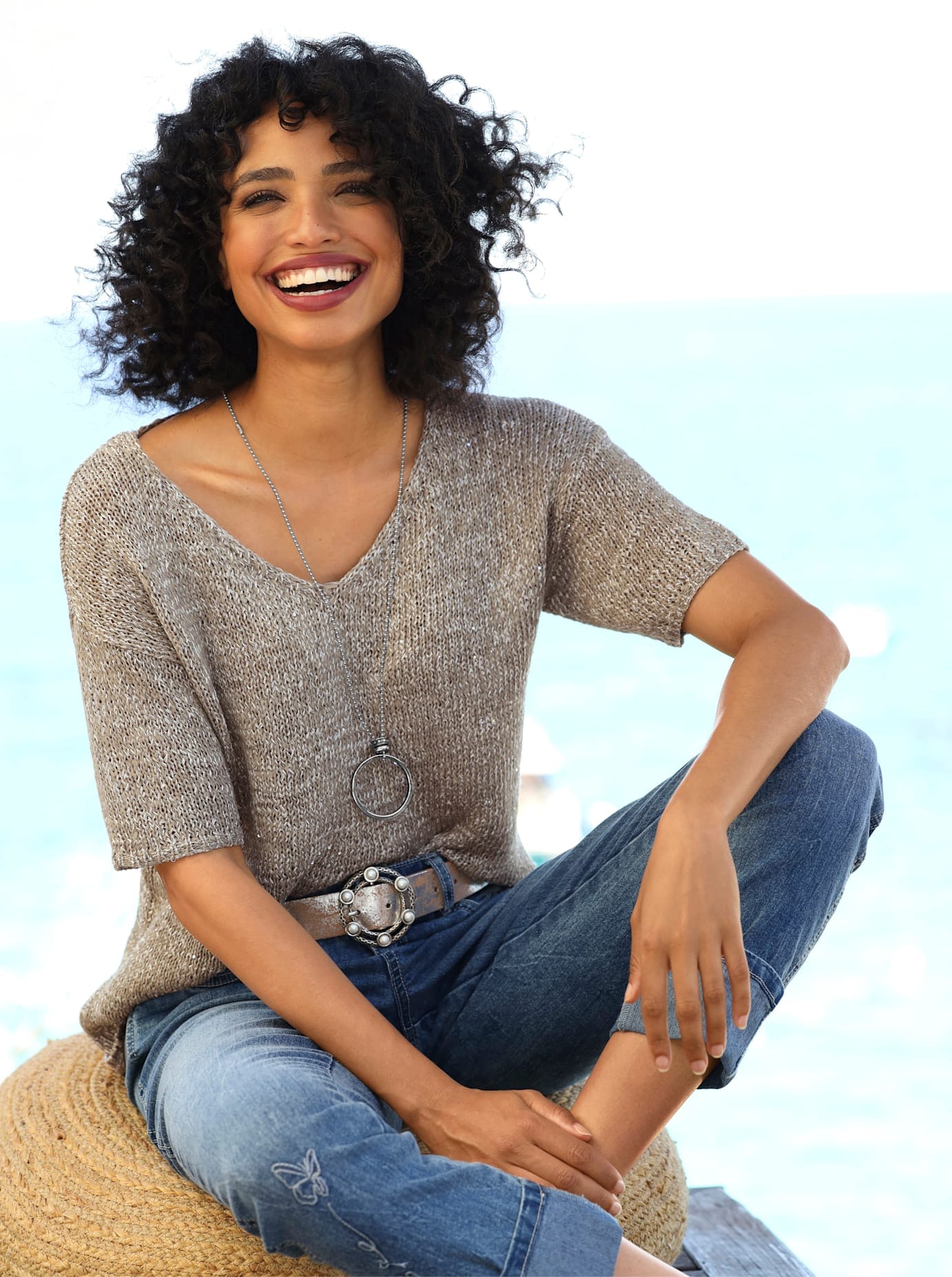 heine Kurzarmpullover "Pullover" günstig online kaufen