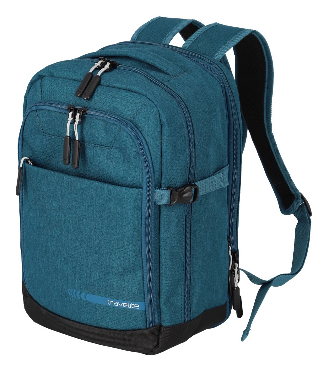 travelite Laptoprucksack »KICK OFF Cabin Rucksack«, Reiserucksack Freizeitrucksack Kabinengepäck Arbeitsrucksack