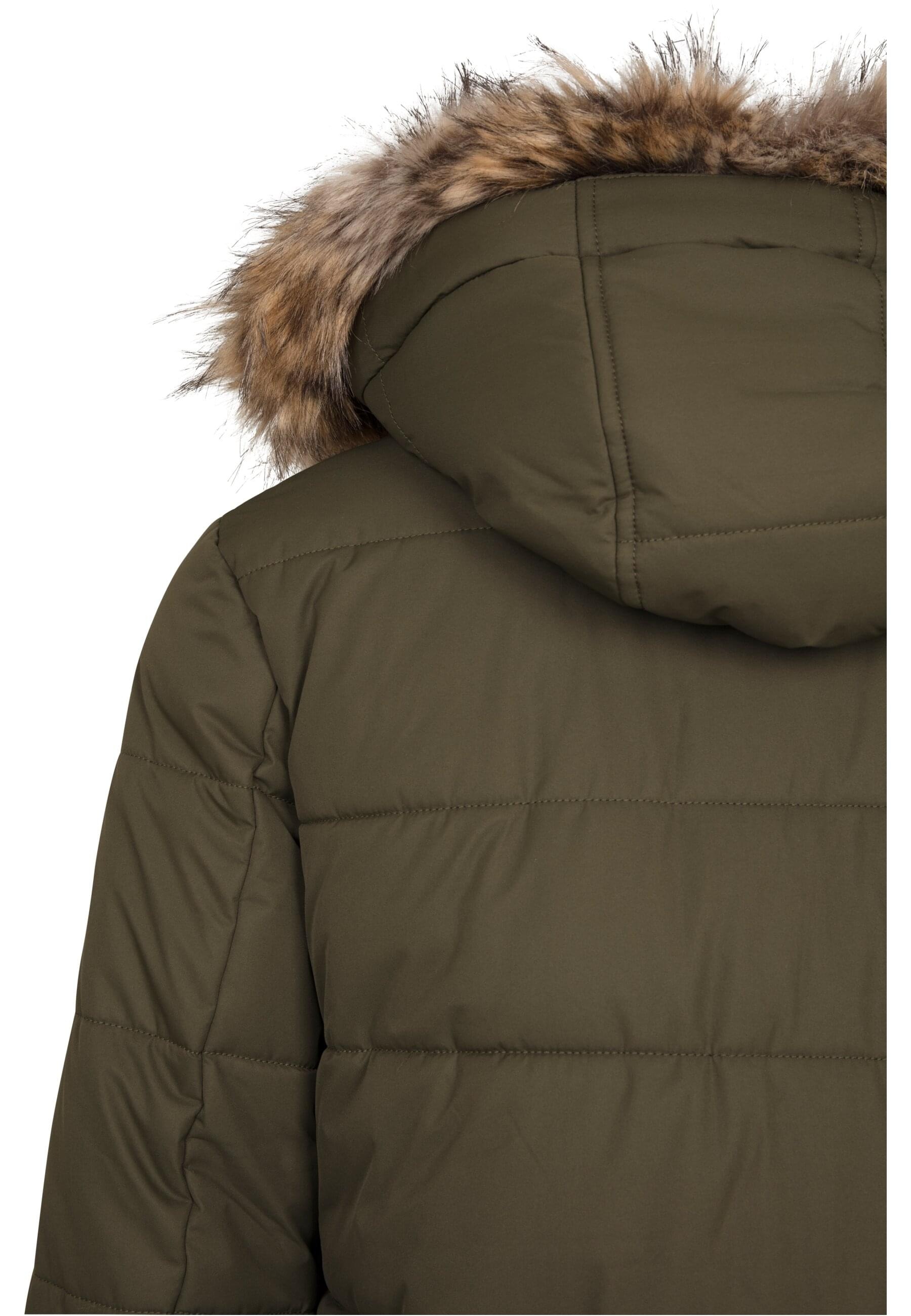 URBAN CLASSICS Winterjacke »Urban Classics Herren Faux Fur Hooded Jacket«, (1 St.), mit Kapuze