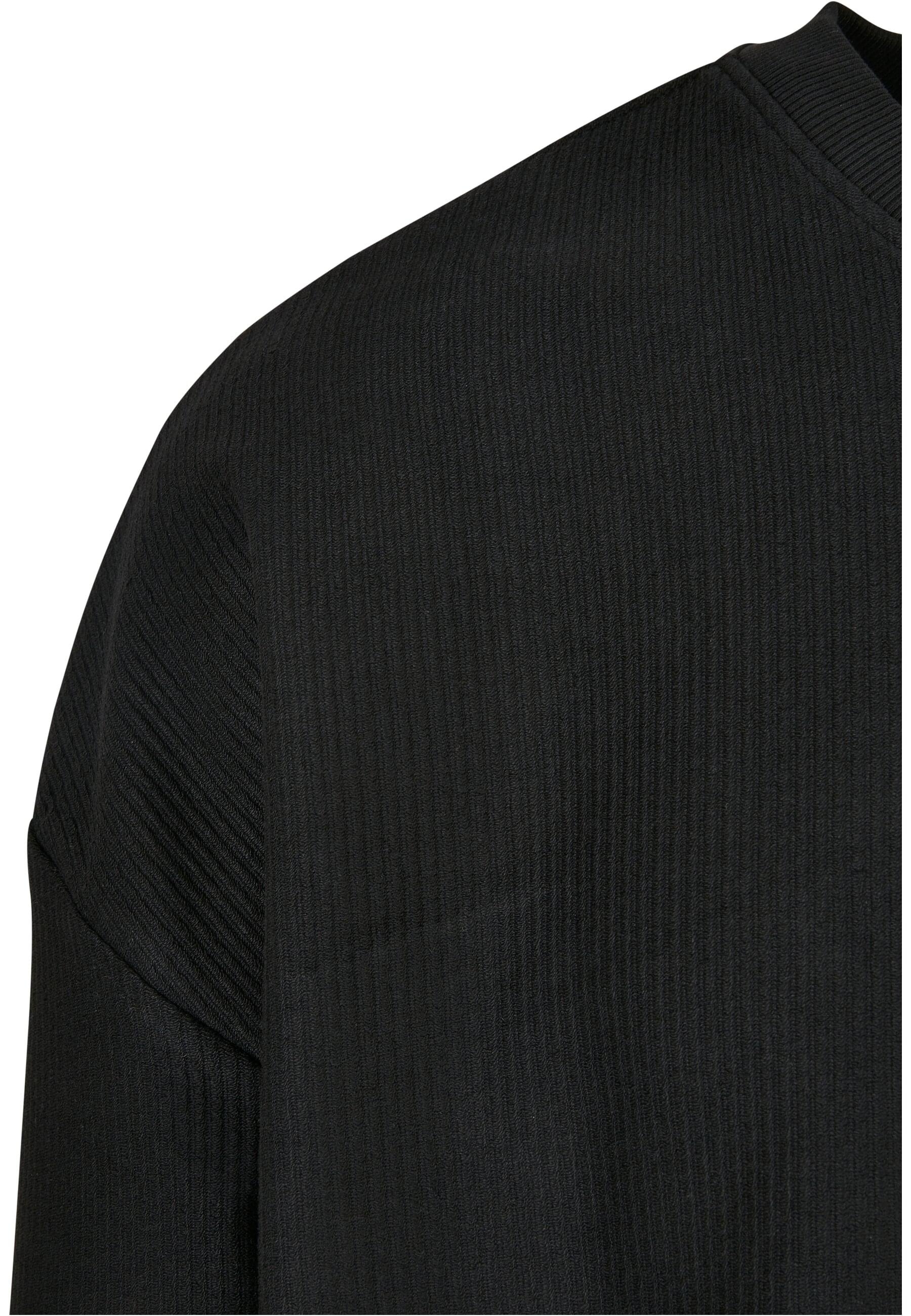 URBAN CLASSICS Rundhalspullover »Urban Classics Herren Rib Terry Boxy Crew«, (1 tlg.)
