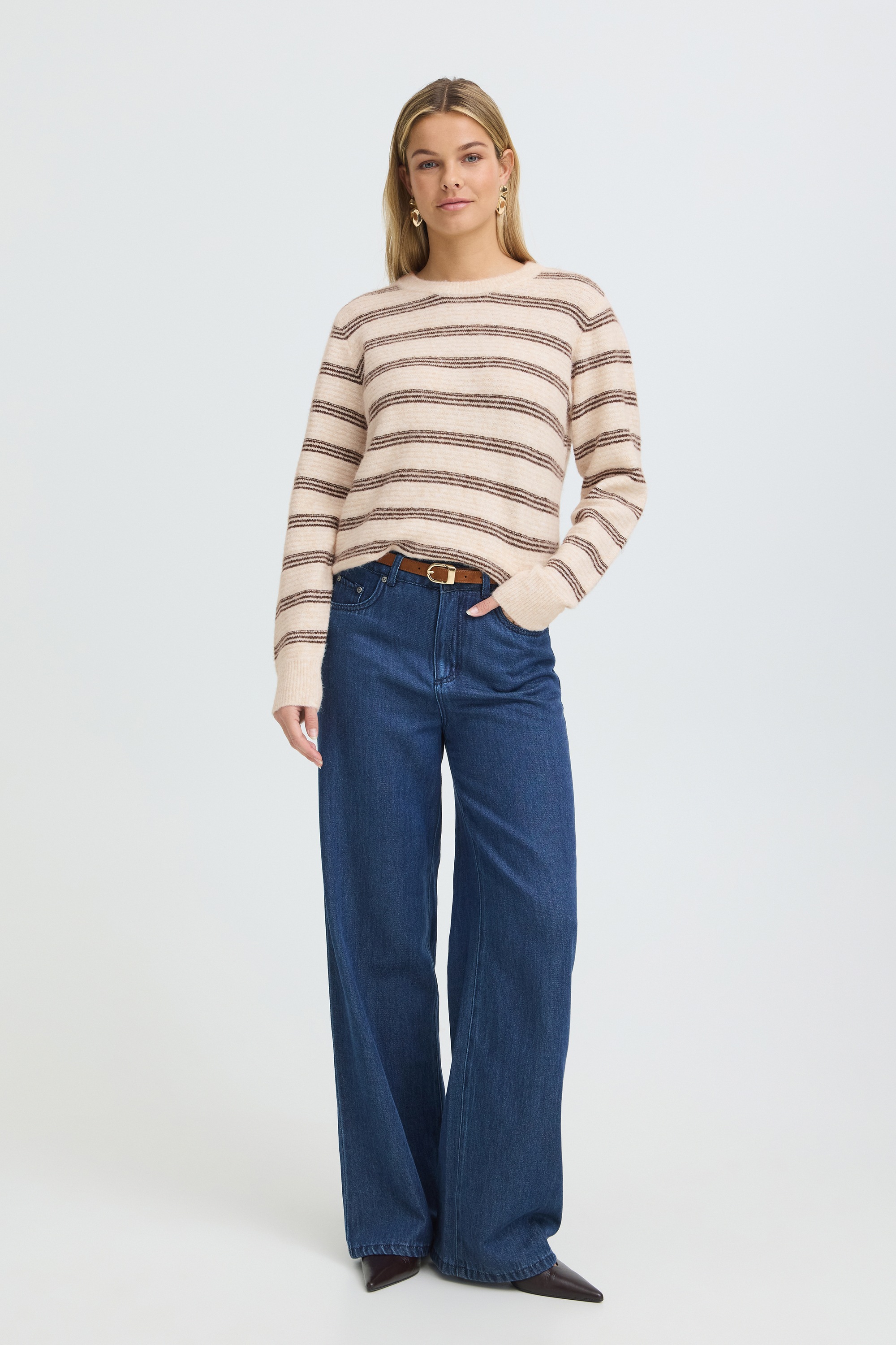 fransa Strickpullover »Damen Langarm FRKENDRA«