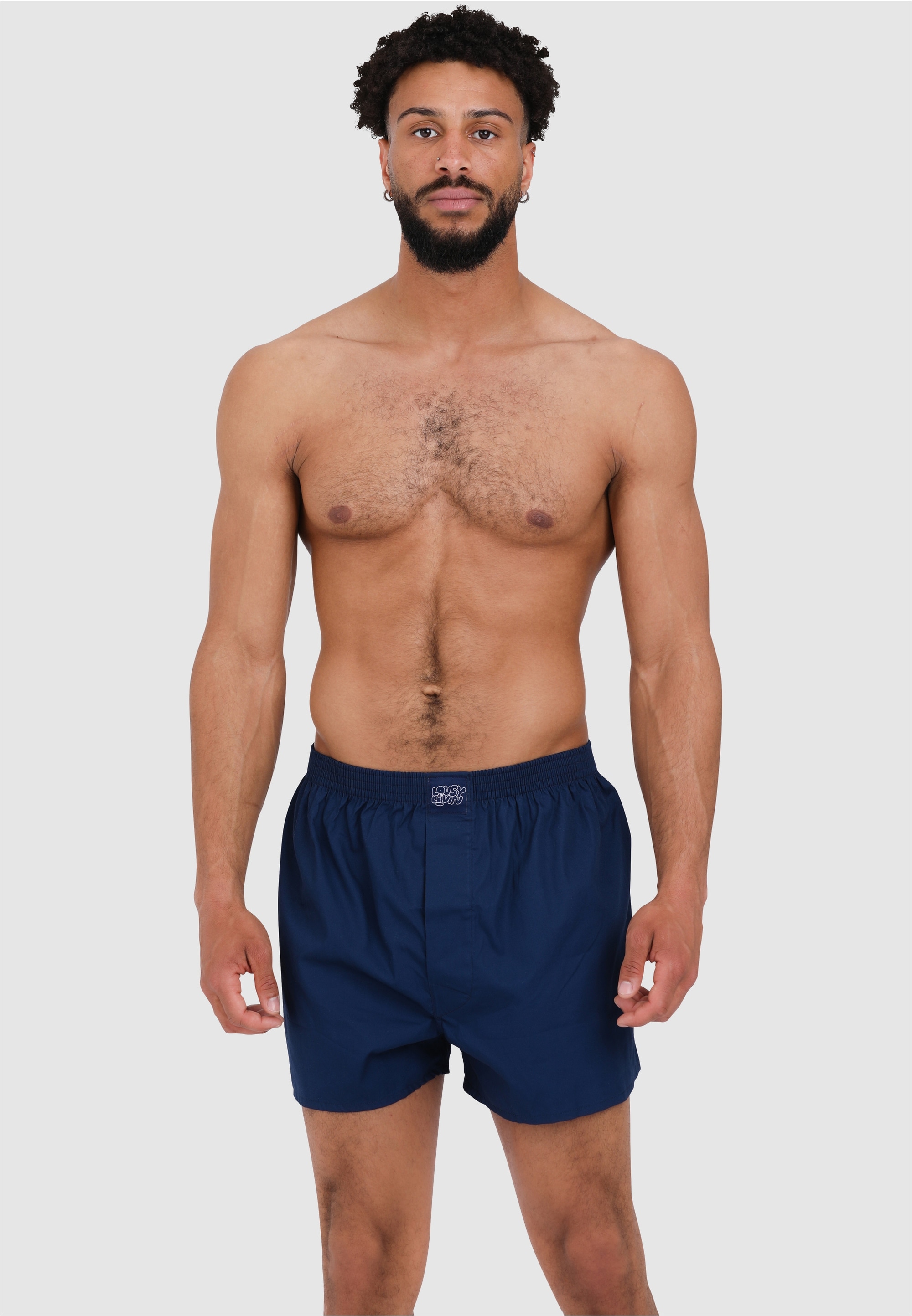 Lousy Livin Boxershorts "3Pack Boxershorts Plain 3 Pack" 3er-Pack mit locke günstig online kaufen