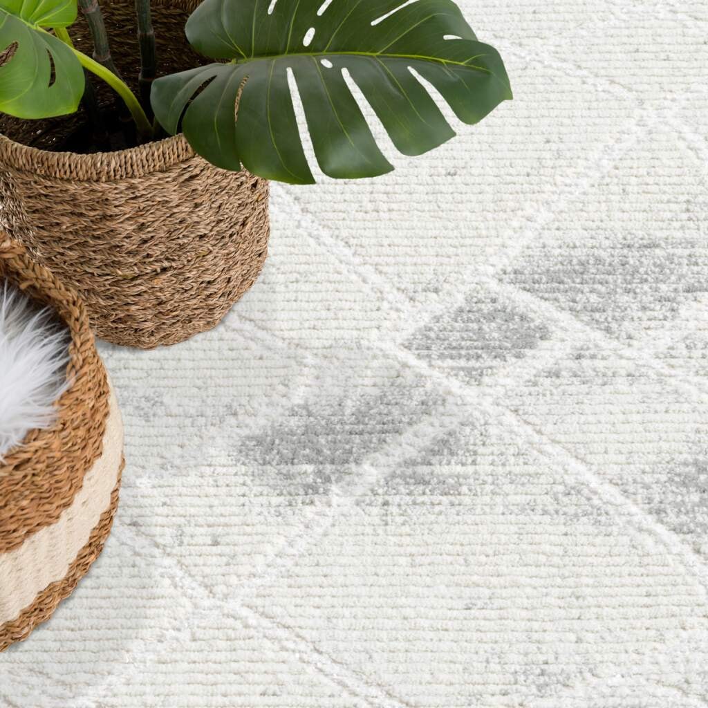 Carpet City Teppich »ANTIK215«, rund, 10 mm Höhe, Kurzflor, 3D-Optik, Klassisch-Modern für Wohnzimmer, Schlafzimmer