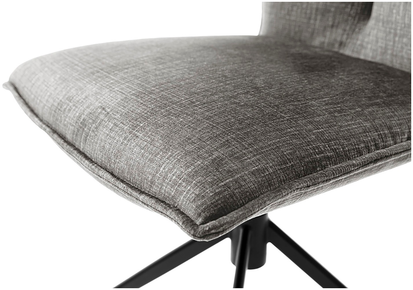 MCA furniture 4-Fußstuhl »NALON Esszimmerstuhl (2er Set) - Stuhl«, (Set), 2 St., Veloursstoff, 360° drehbar, Schwingfunktion, Metall, Veloursoptik, belastbar 120 kg